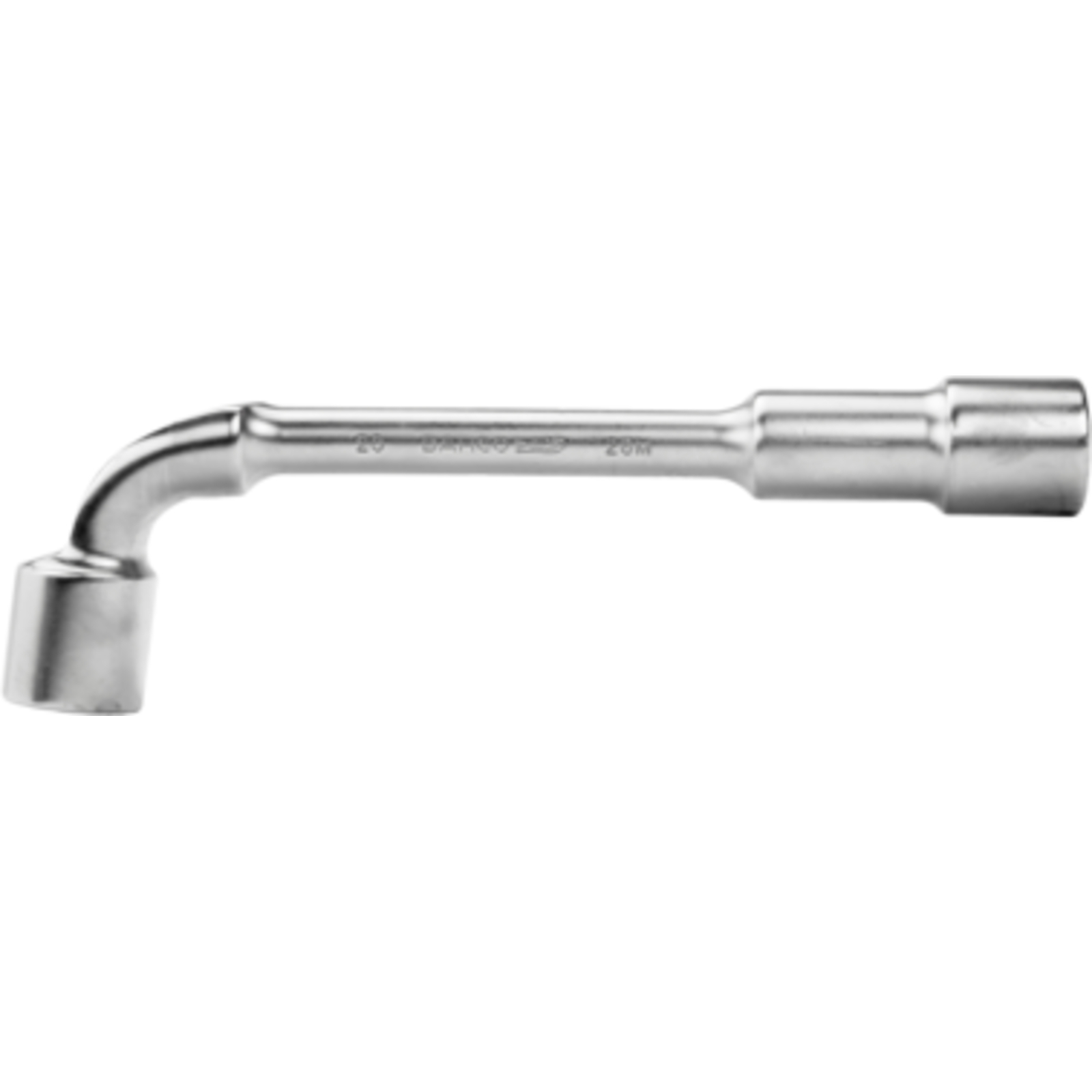 Clé à pipe contre-coudée double 17 mm profil Dynamic-Drive 12 x 6 pans 195 mm BAHCO - 28M-17