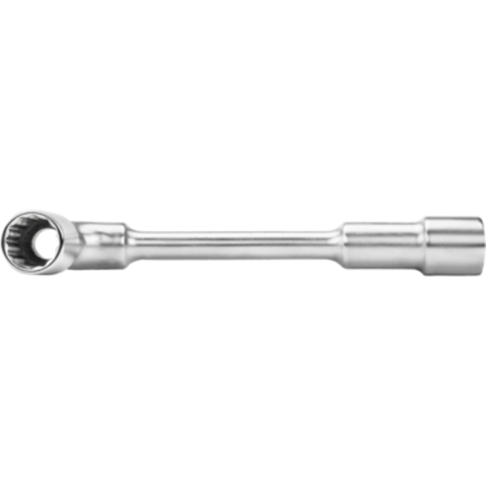 Clé à pipe contre-coudée double 17 mm profil Dynamic-Drive 12 x 6 pans 195 mm BAHCO - 28M-17