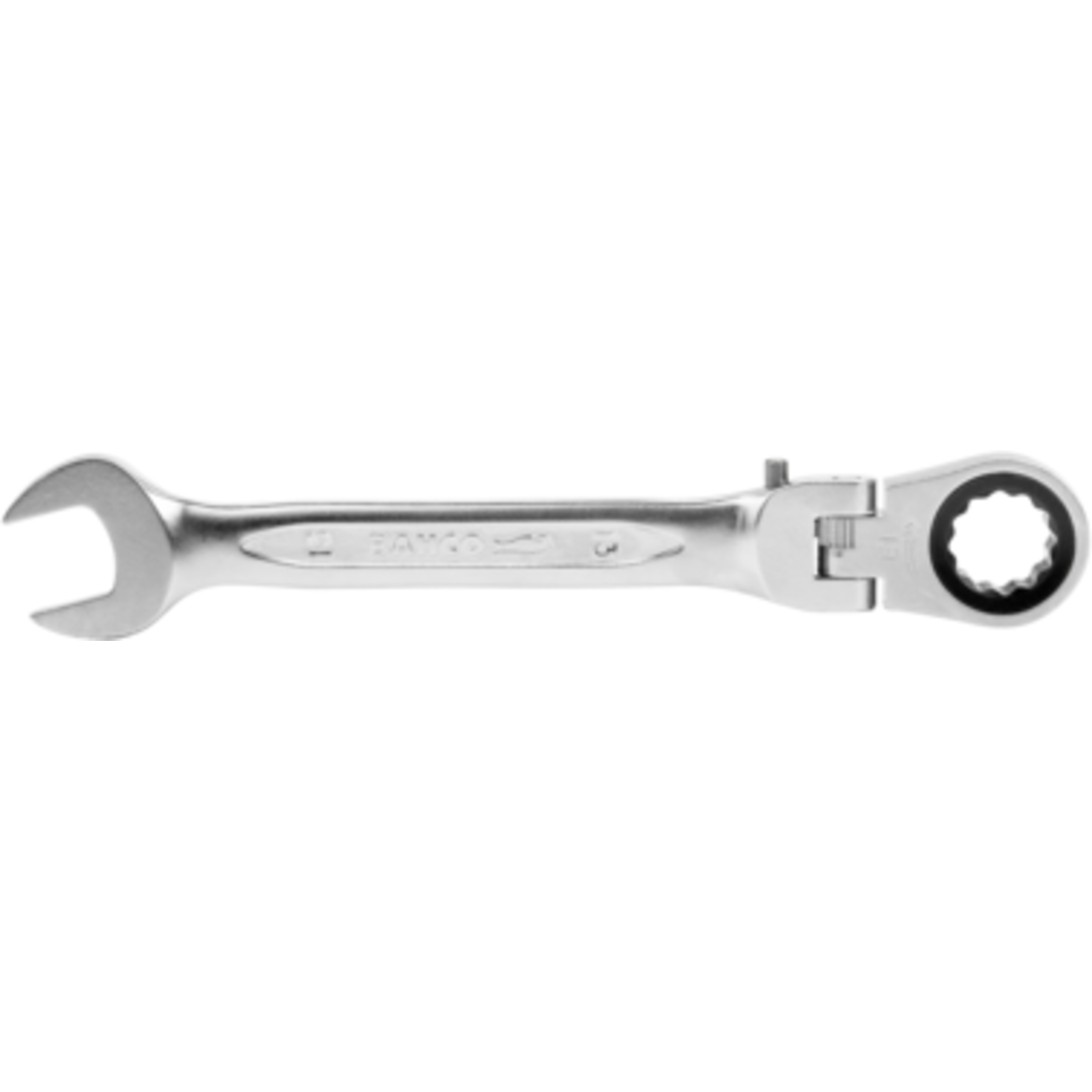 Clé mixte à cliquet tête articulée 12 mm finition chromée 148 mm BAHCO - 41RM-12