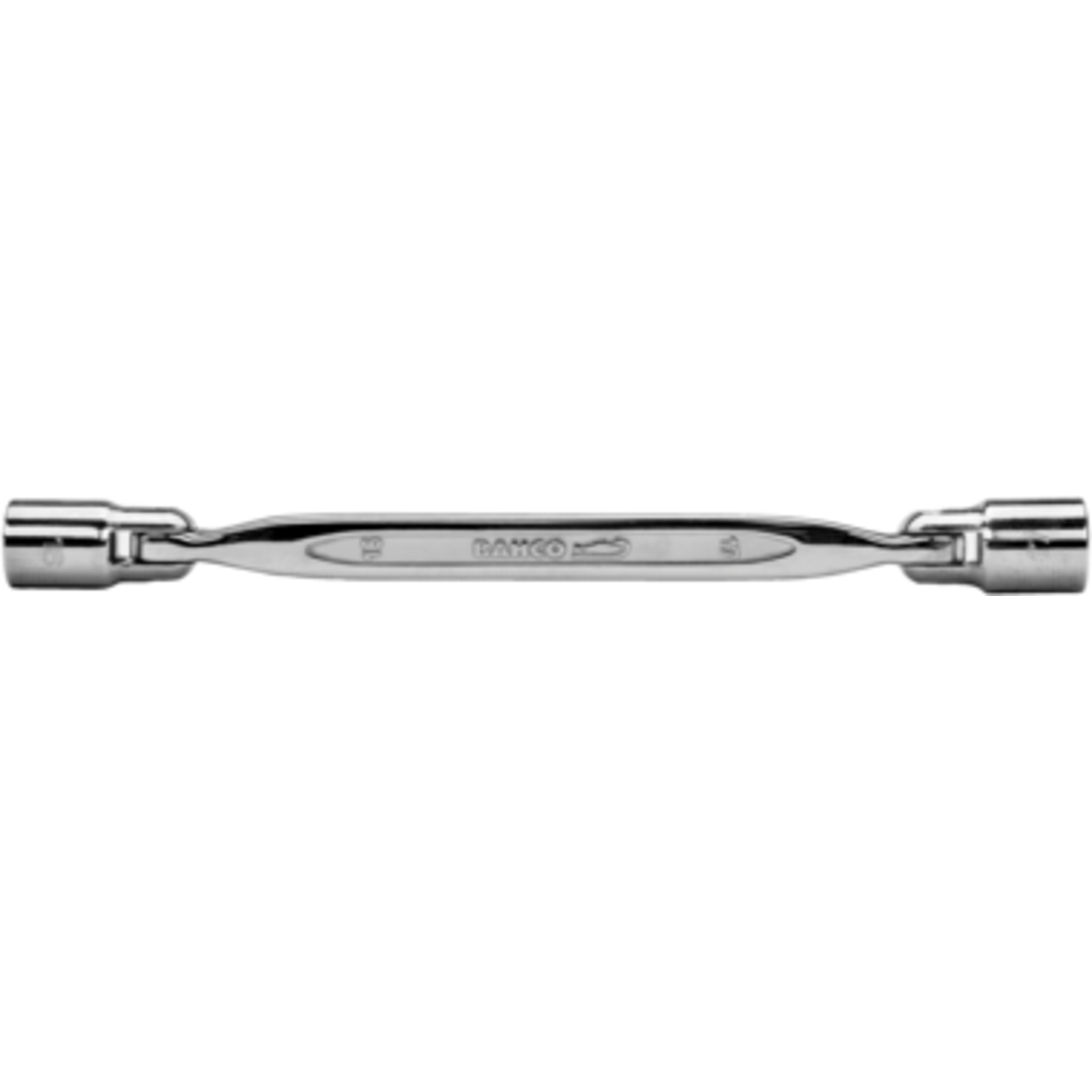 Clé double tête articulée 14x15 mm 249 mm finition chromée BAHCO - 4040M-14-15