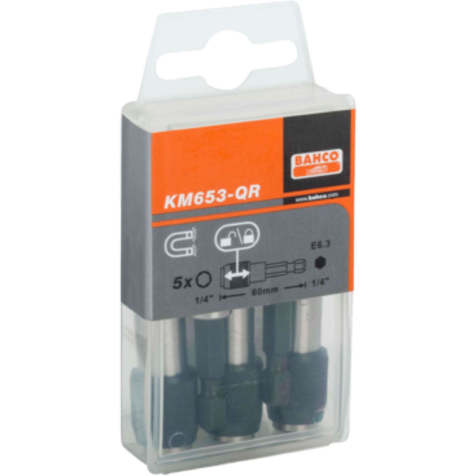 Porte-embout magnétique 6 pans 1/4