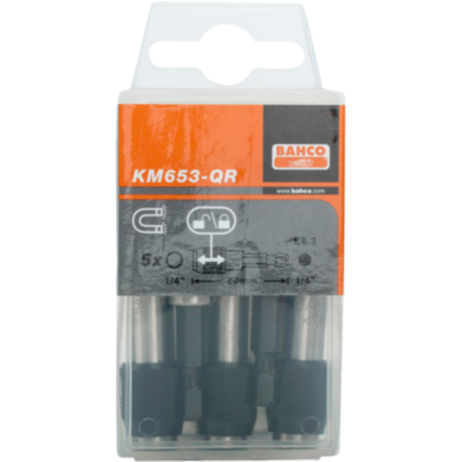 Porte-embout magnétique 6 pans 1/4