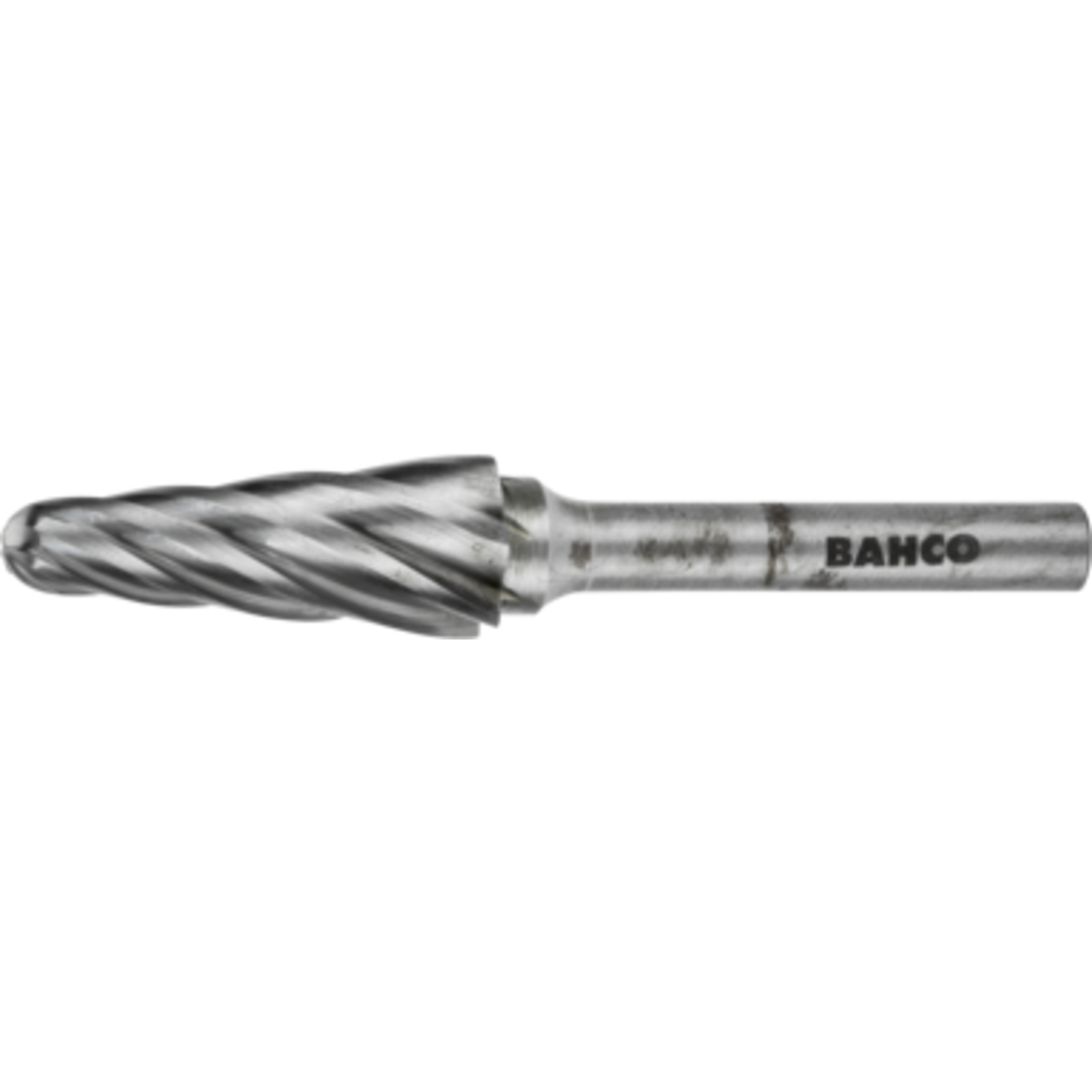 Fraise lime conique bout rond carbure tungstène 12,7 x 25 mm Ø6 mm pour aluminium BAHCO - L1230AL06