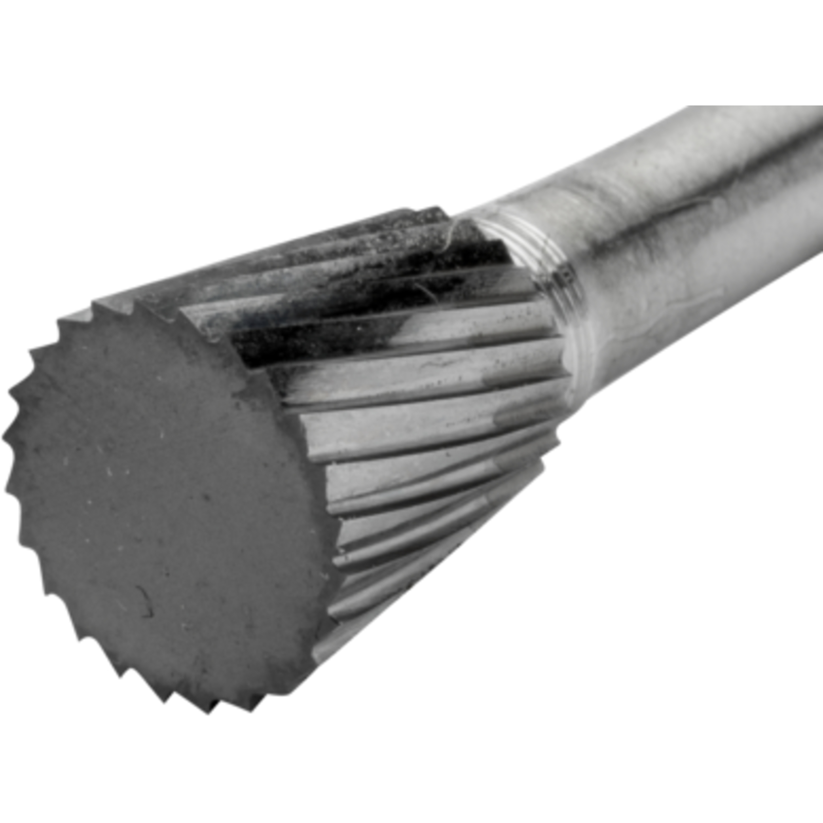 Fraise lime cône inversé carbure tungstène 12,7 mm Ø6 mm coupe moyenne 24/12 BAHCO - N1213M06X