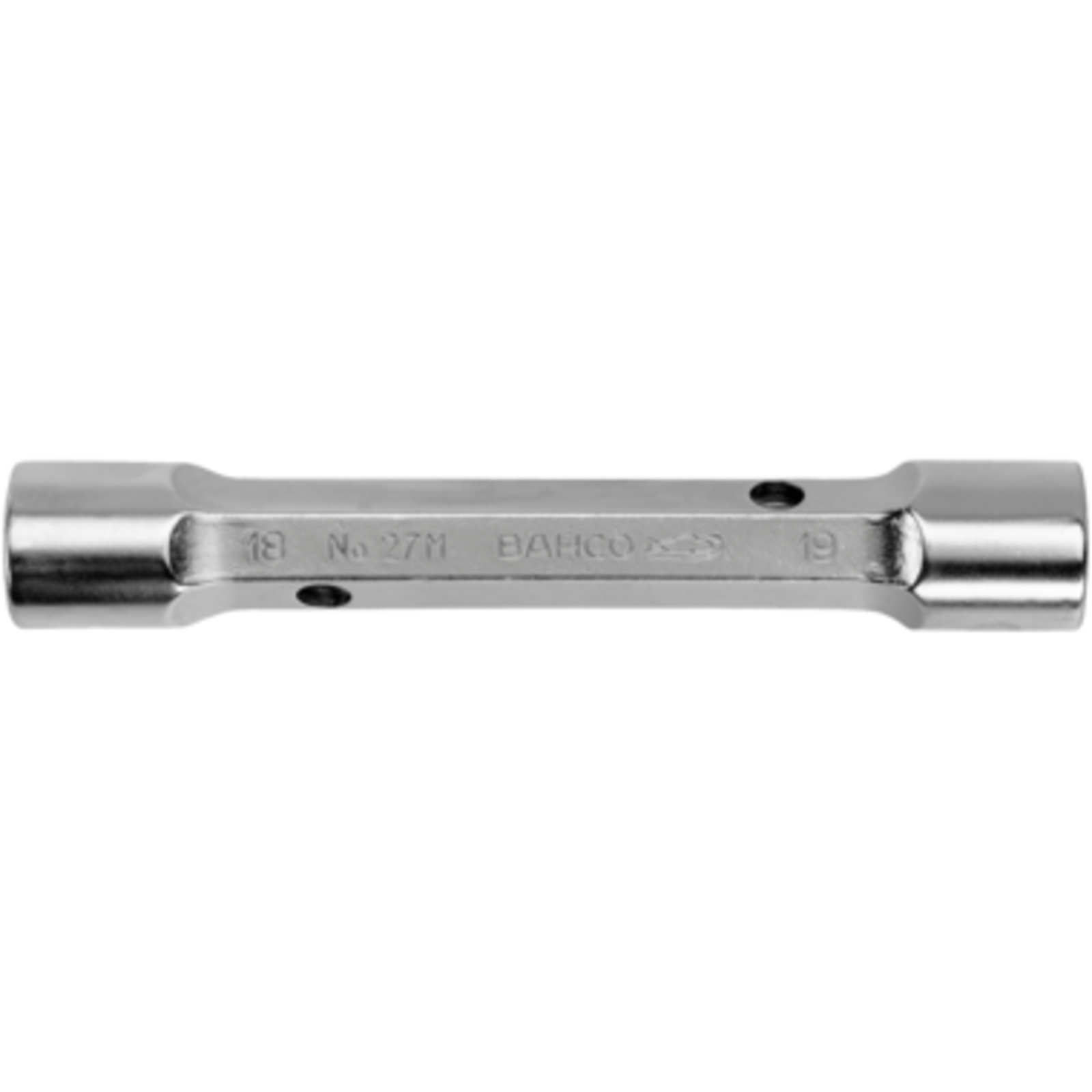 Clé à pipe double 13 x 17 mm finition chromée 153 mm BAHCO - 27M-13-17