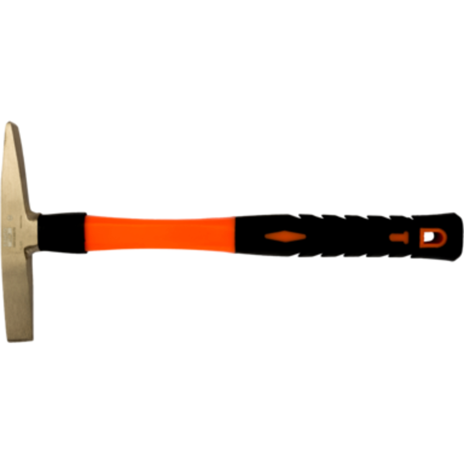 Marteau pioche antidéflagrant 400 g tête aluminium bronze manche fibre de verre BAHCO - NS512-400-FB