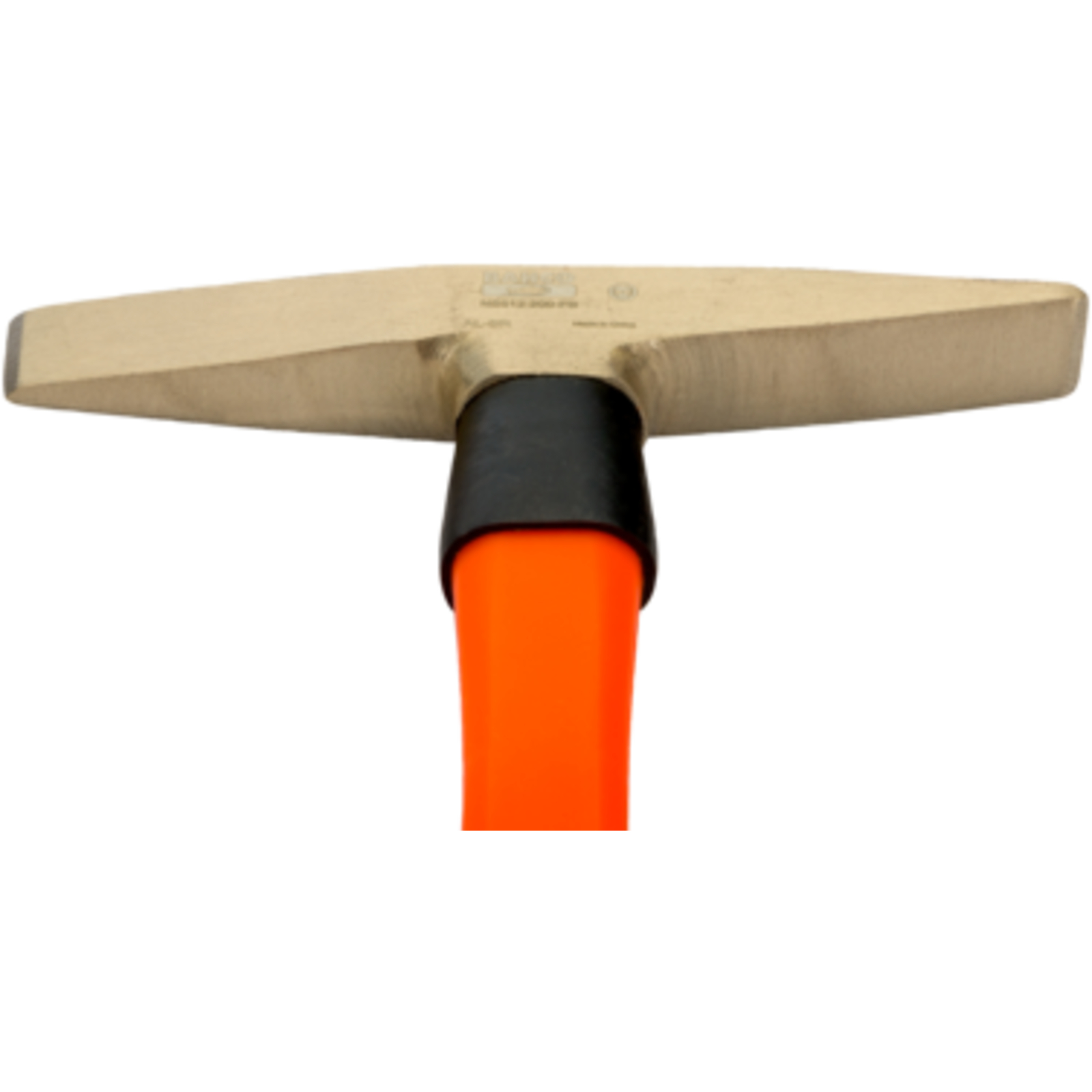 Marteau pioche antidéflagrant 400 g tête aluminium bronze manche fibre de verre BAHCO - NS512-400-FB