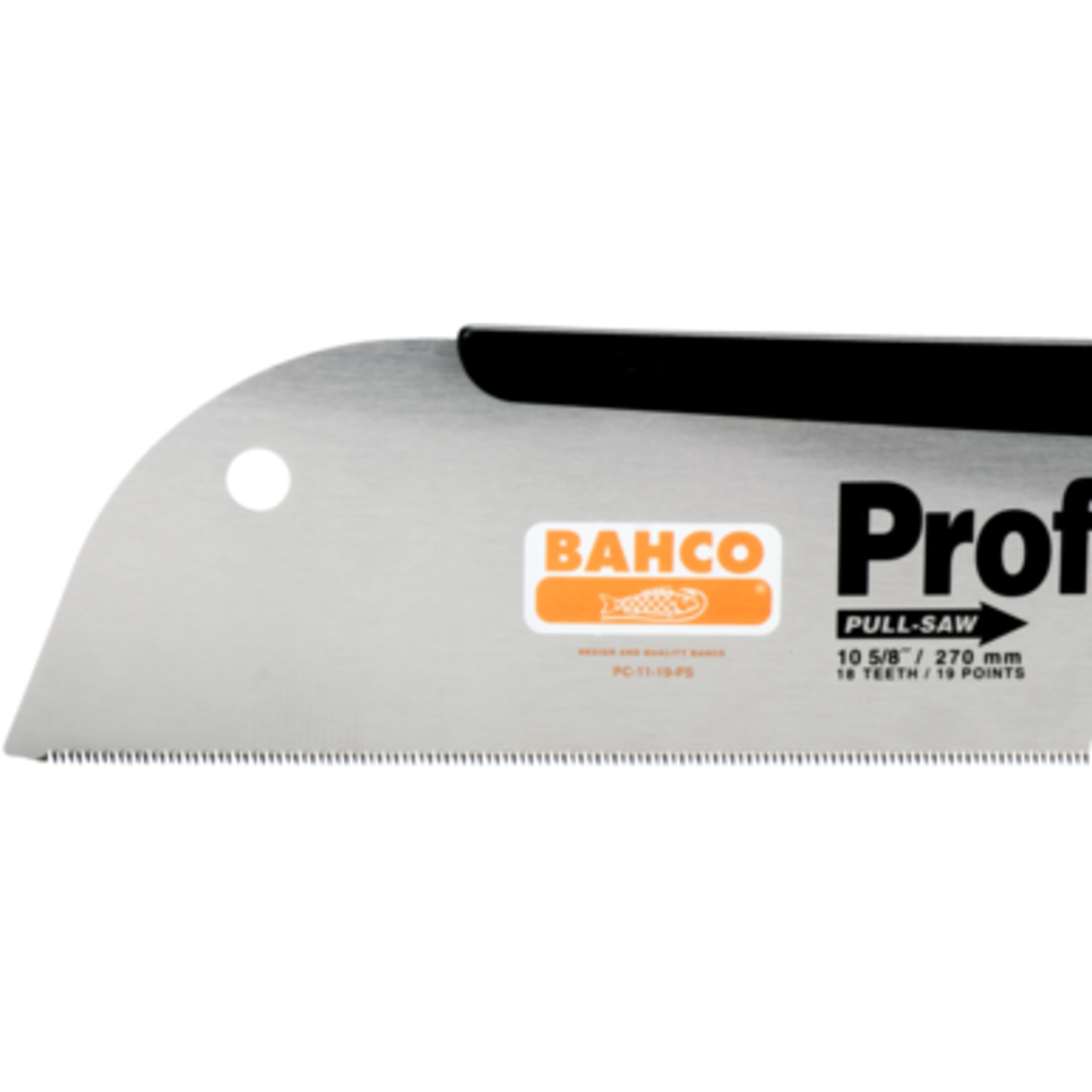 Scie japonaise coupe tirante 270 mm 18,5 dents bois et plastique BAHCO - PC-11-19-PS