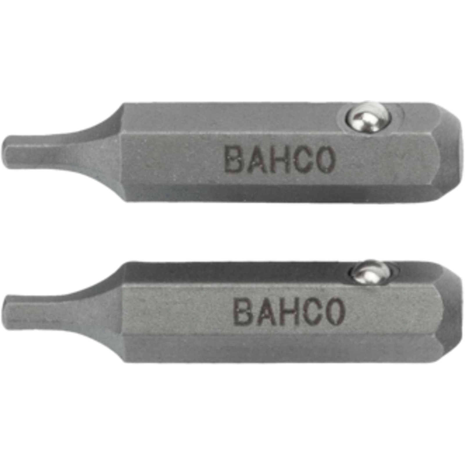 Embout tournevis 6 pans 2,5 mm 20 mm 5 pièces boîte plastique BAHCO - 45S/H2.5