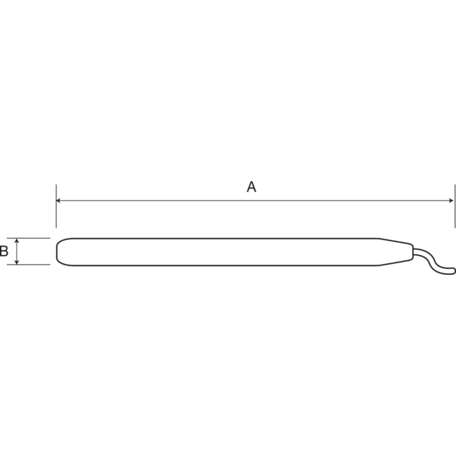 Crayon ébavureur 22 mm plastique lame extra-HSS 150 mm BAHCO - 316-2