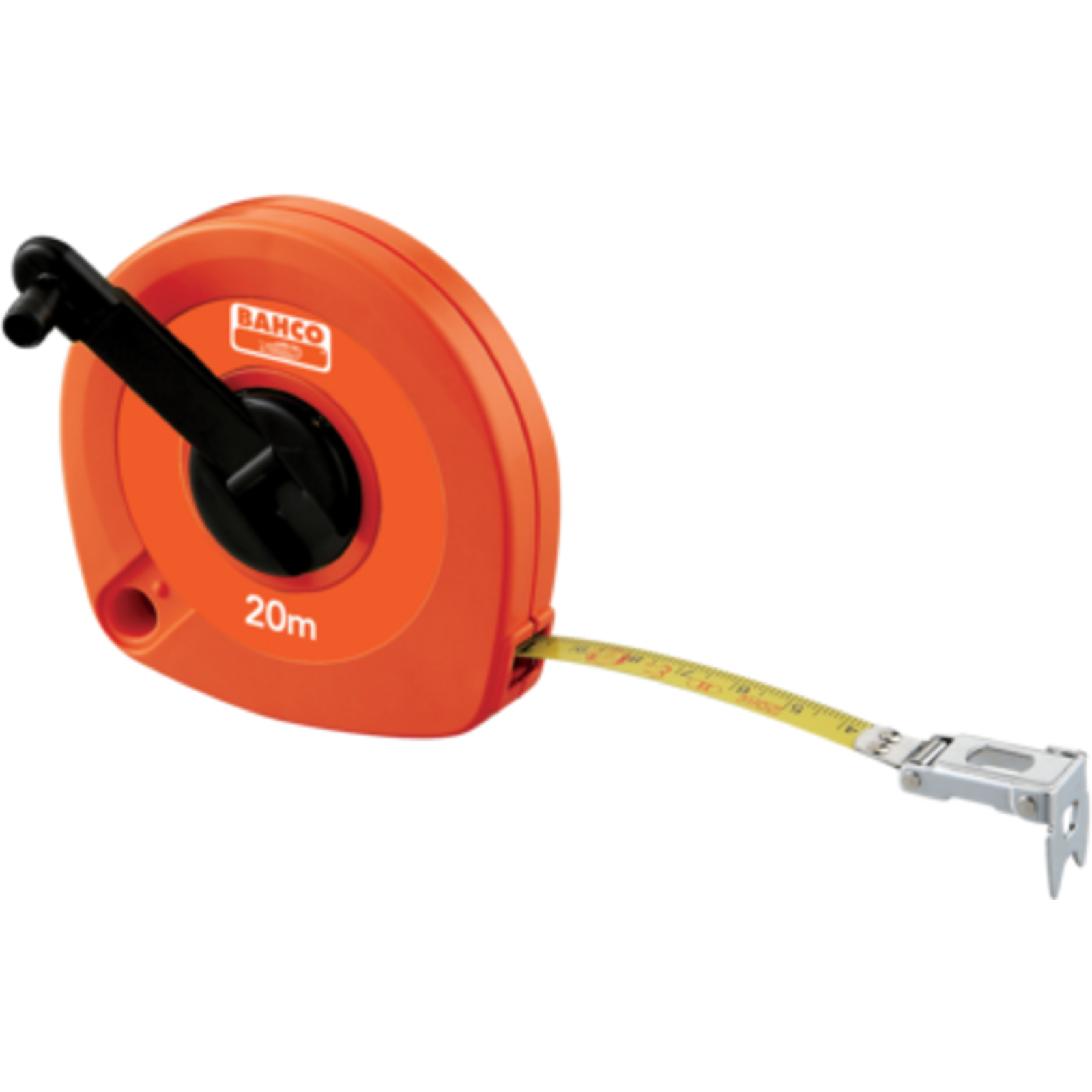 Mètre ruban acier 20 m 10 mm avec clip ceinture BAHCO - LTG-20