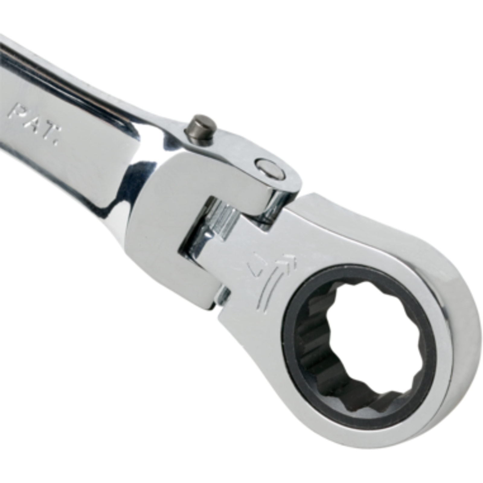 Clé mixte à cliquet tête articulée 12 mm finition chromée 148 mm BAHCO - 41RM-12