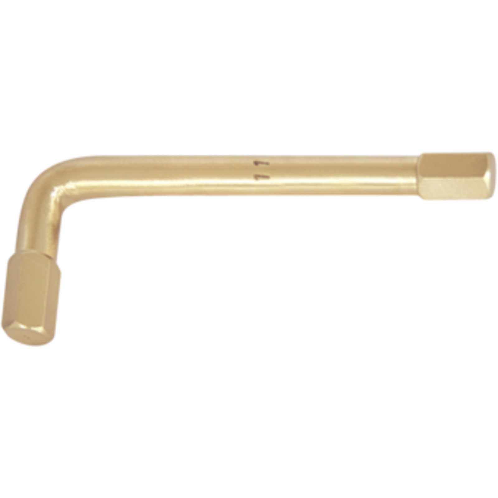 Clé coudée 6 pans 6 mm aluminium bronze antidéflagrante modèle court BAHCO - NS320-6