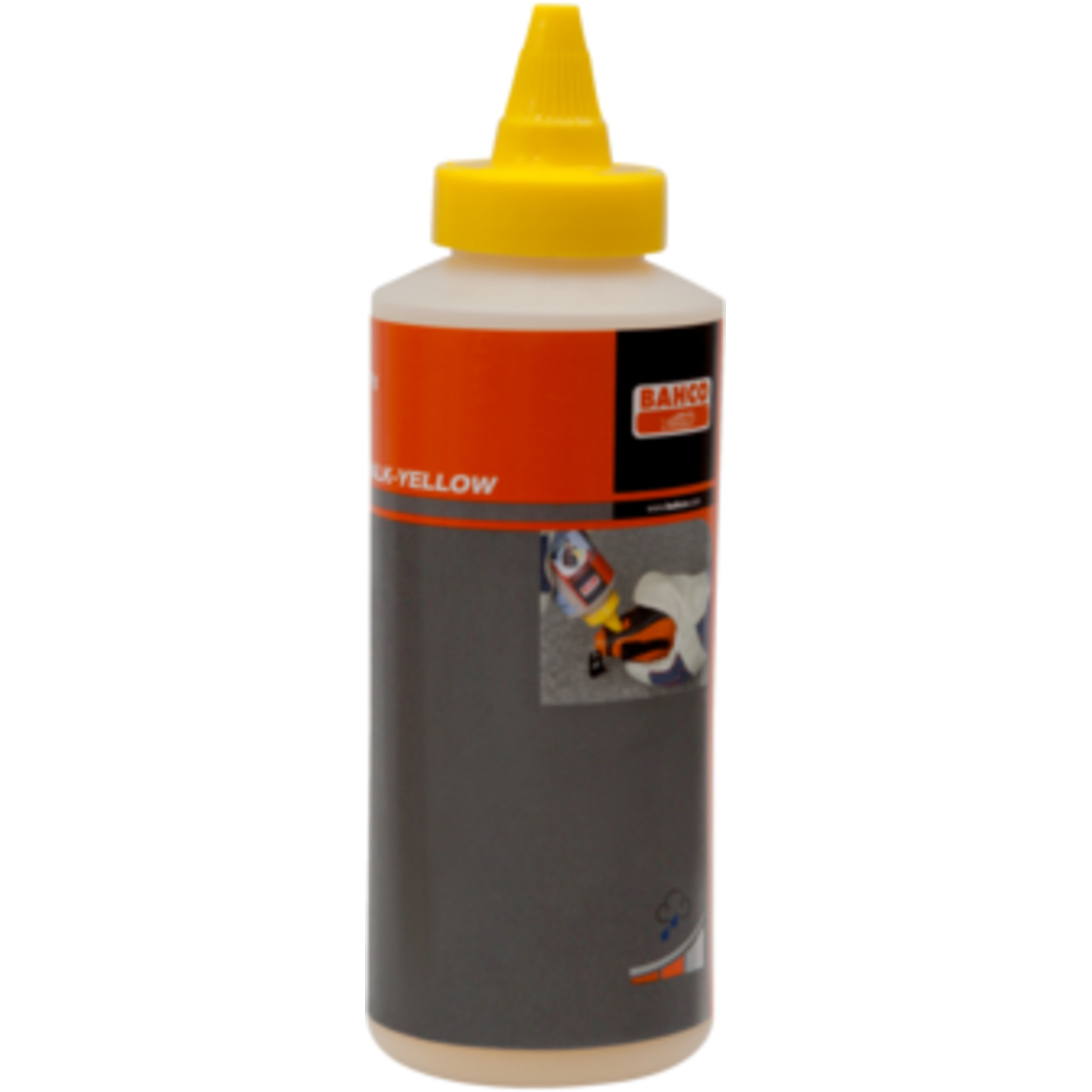 Craie jaune 227 g flacon verseur pour cordeau traceur intérieur et extérieur BAHCO - CHALK-YELLOW
