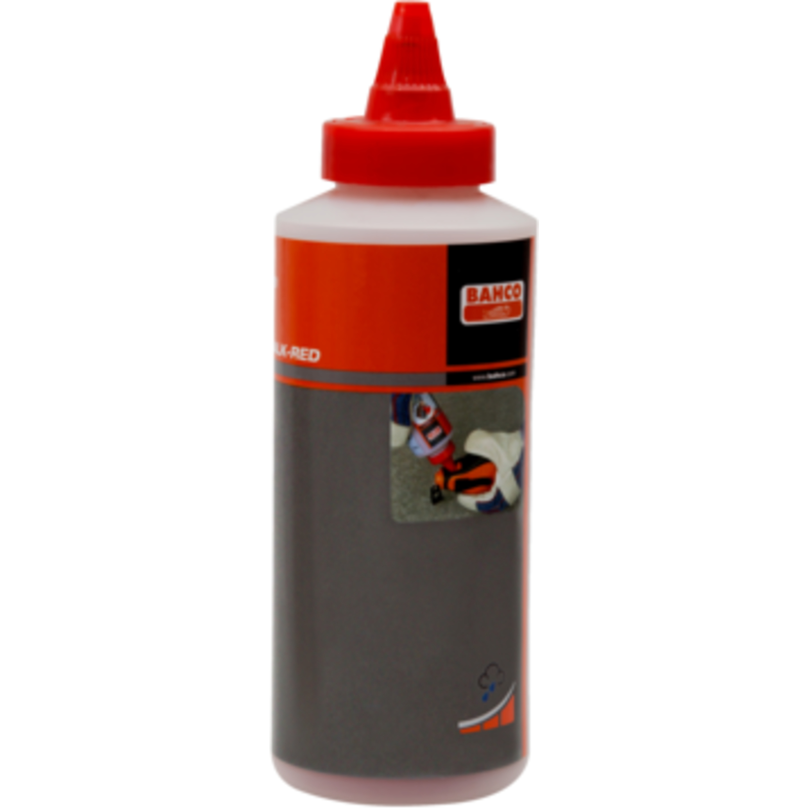 Craie jaune 227 g flacon verseur pour cordeau traceur intérieur et extérieur BAHCO - CHALK-YELLOW