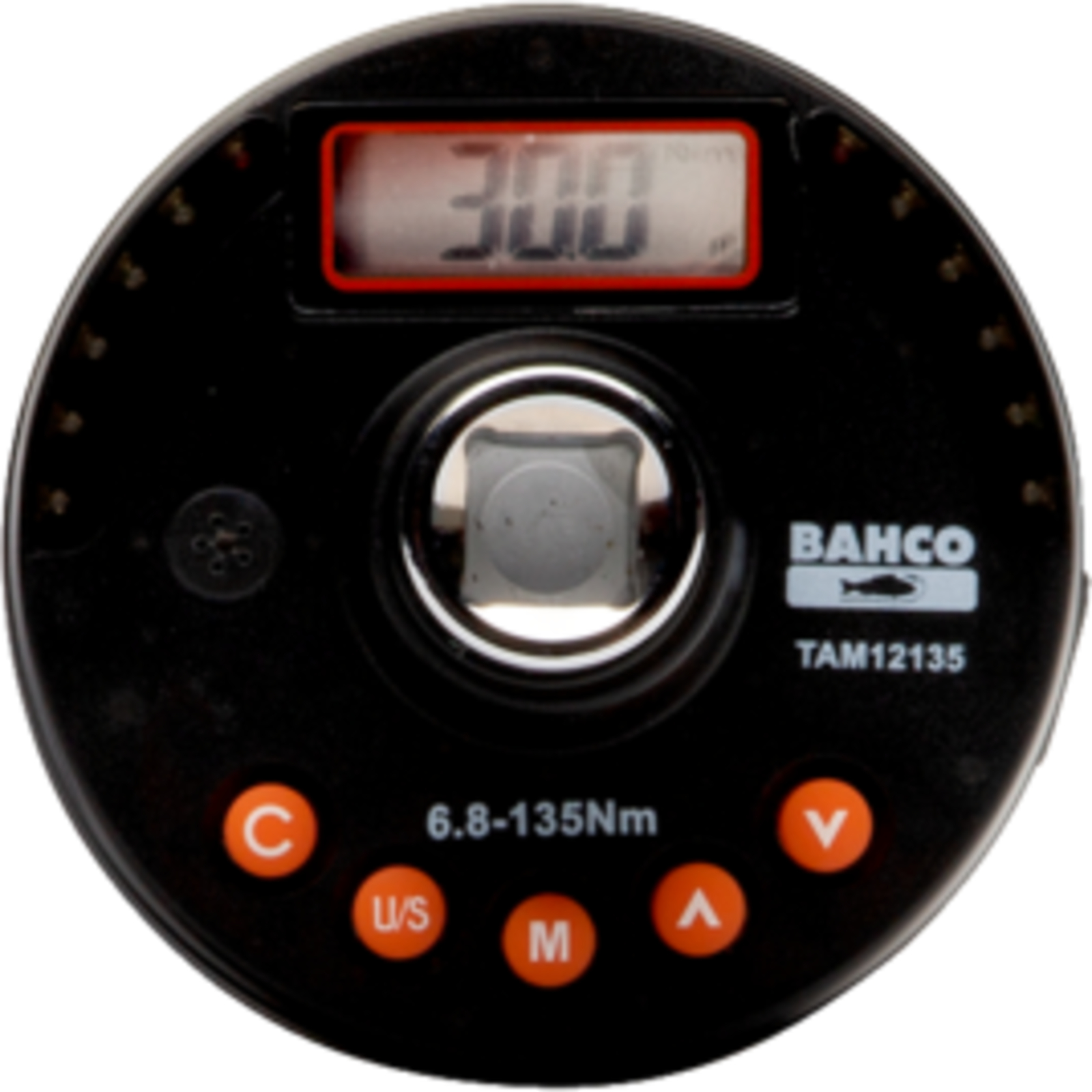 Adaptateurs électroniques couple 6,8-135 Nm 1/2" avec étui BAHCO - TAM12135