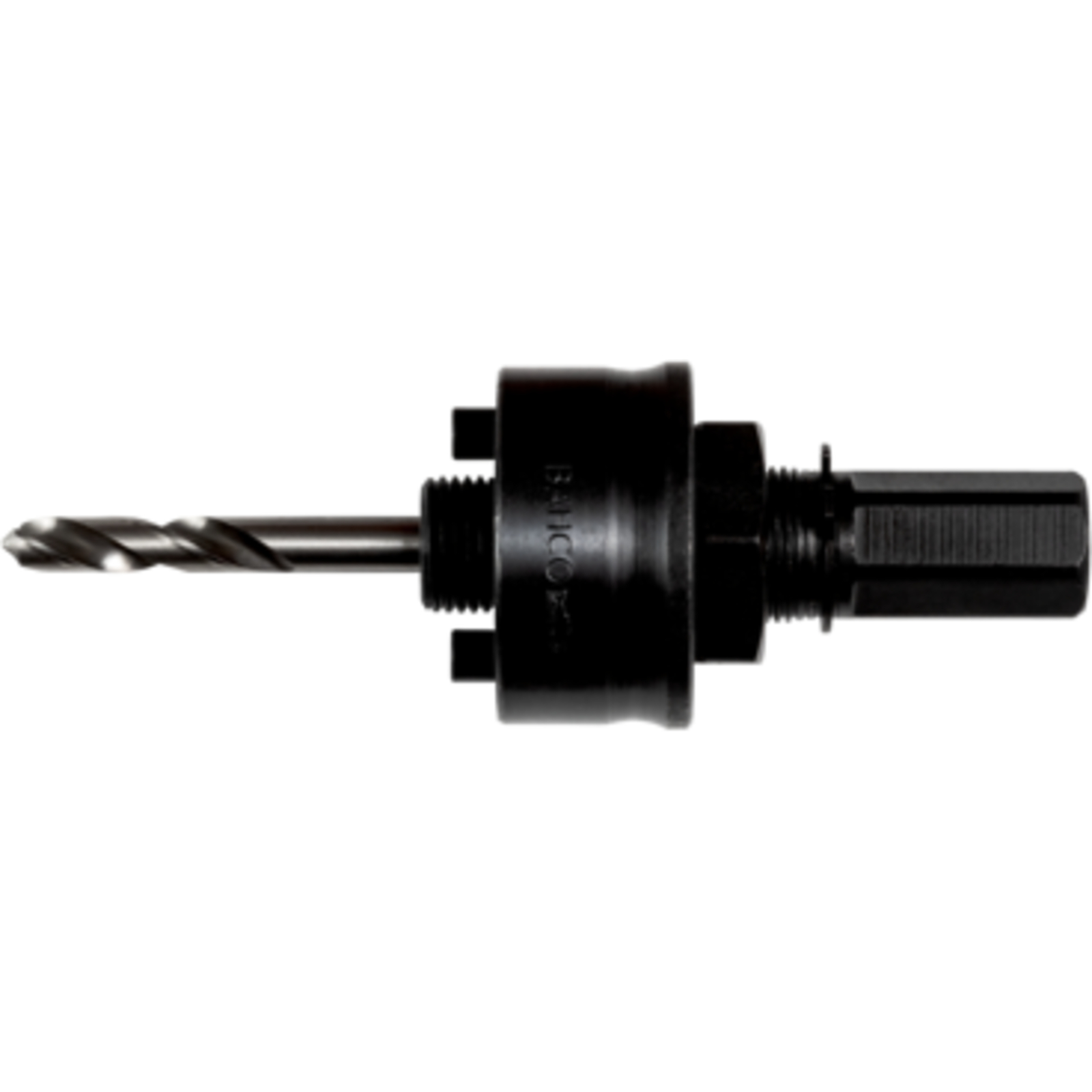 Arbre support changement rapide scies trépans carbure 32-210 mm 15,4 mm avec forêt pilote HSS BAHCO - 3834-ARBR-16152QC
