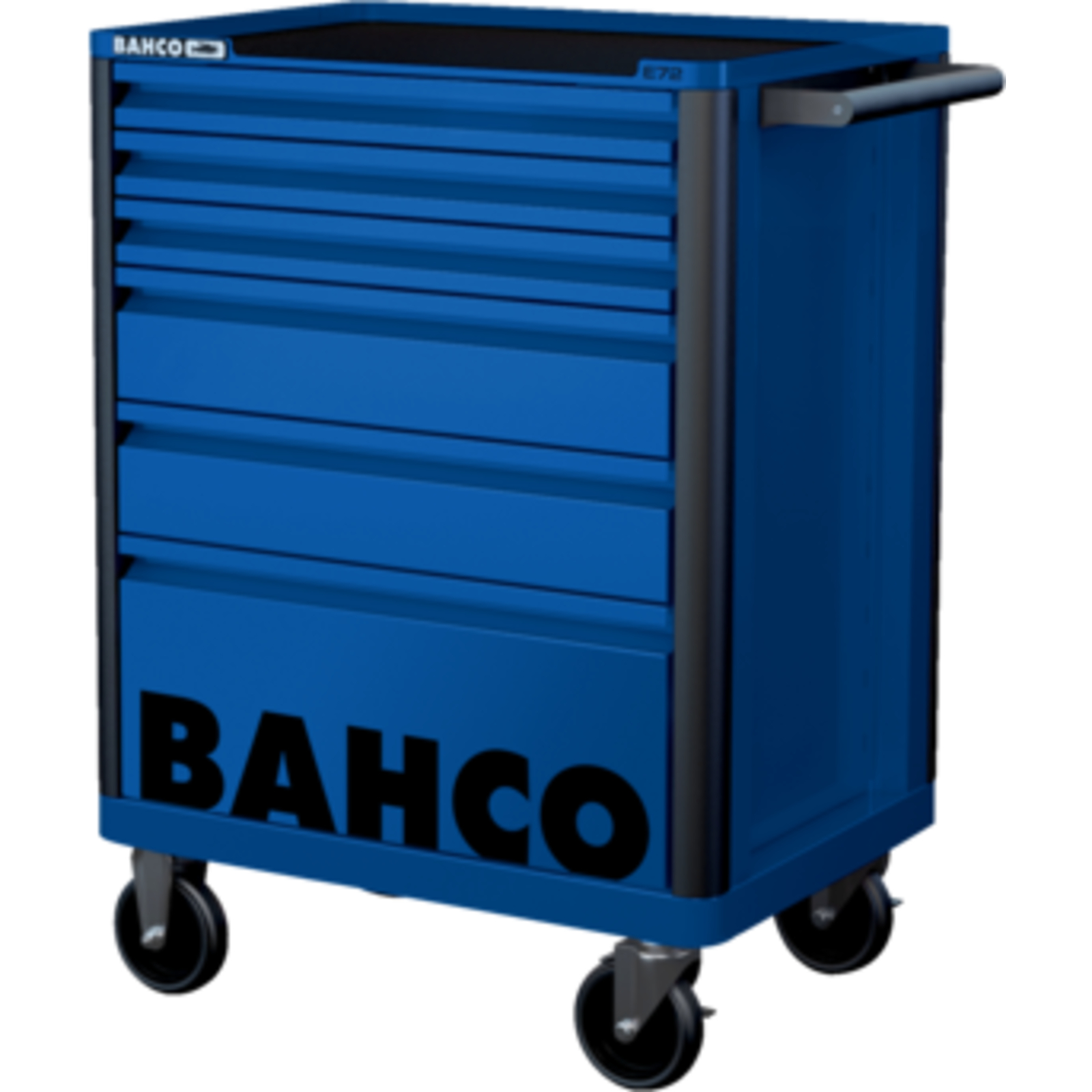 Servante 6 tiroirs acier double paroi 693 x 510 x 955 mm noir BAHCO - 1472K6BLACK