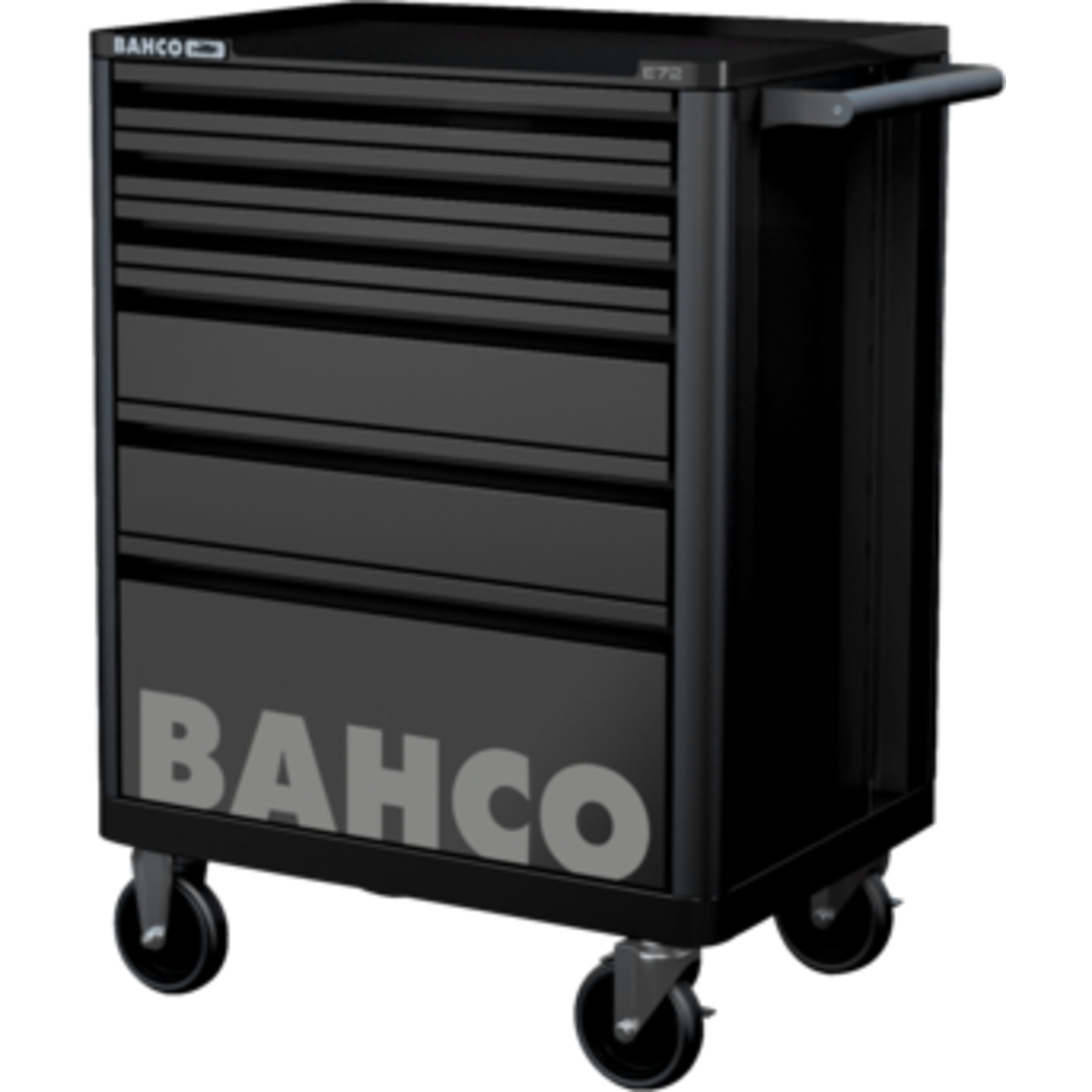 Servante 6 tiroirs acier double paroi 693 x 510 x 955 mm noir BAHCO - 1472K6BLACK