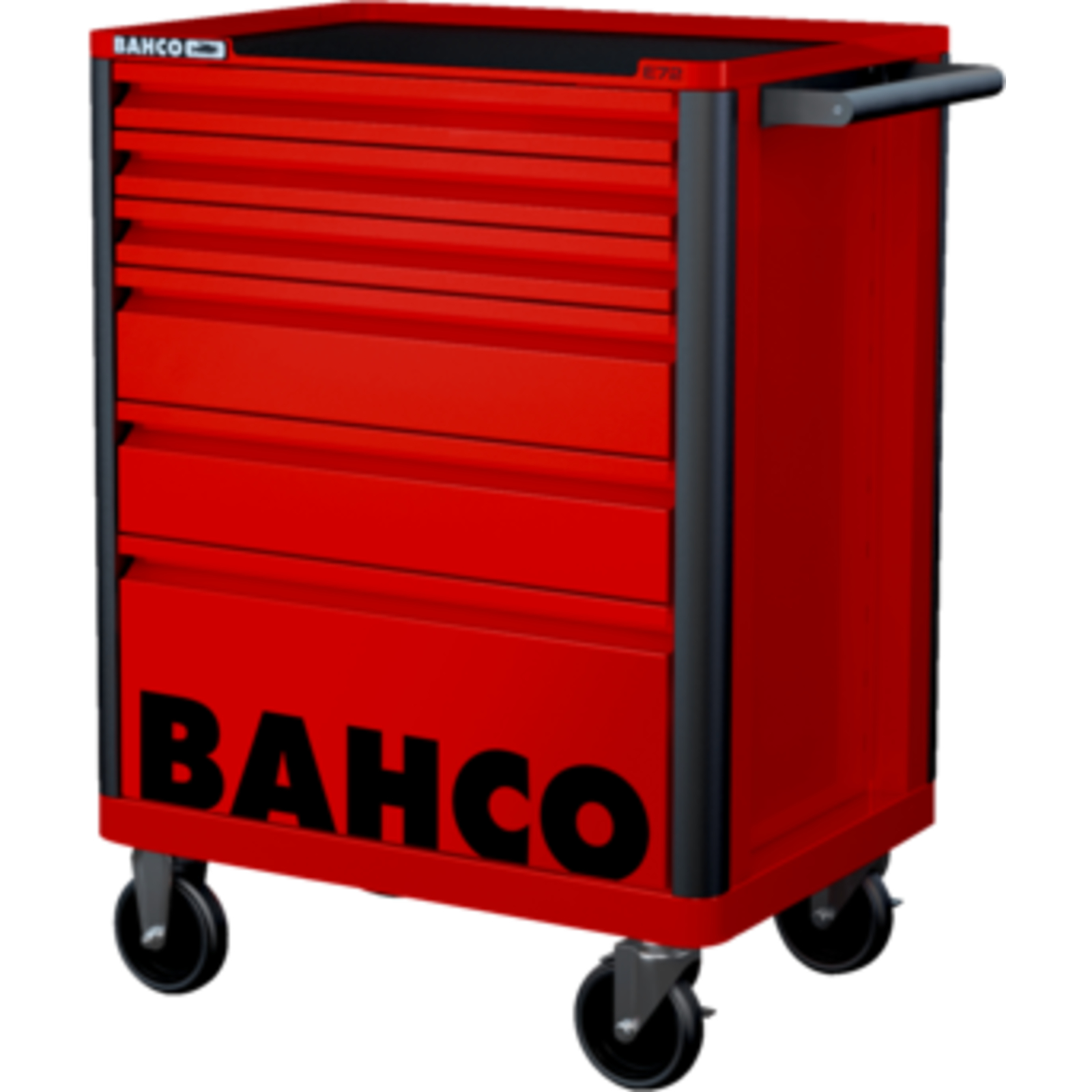 Servante 6 tiroirs acier double paroi 693 x 510 x 955 mm noir BAHCO - 1472K6BLACK