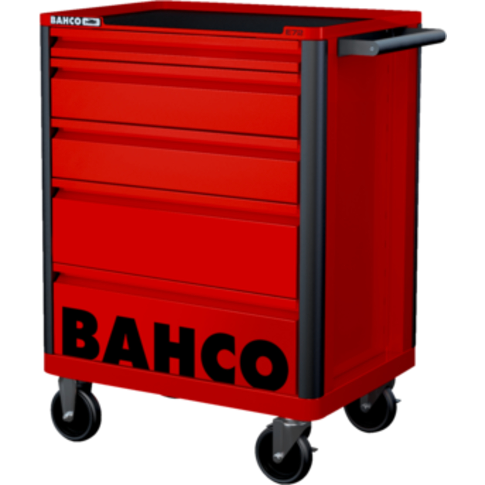 Servante 5 tiroirs acier double paroi 693 x 510 x 955 mm noir BAHCO - 1472K5BLACK