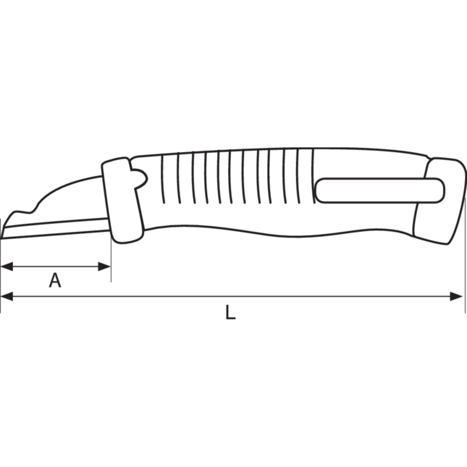 Couteau d’électricien dénudeur ambidextre 150 mm lame 32 mm BAHCO - 2446-EL