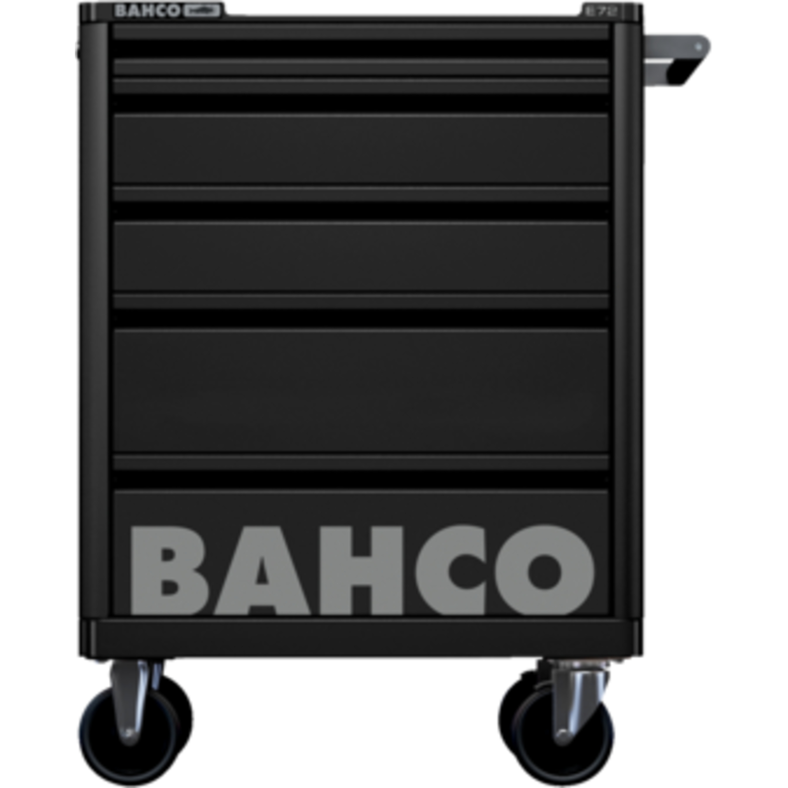 Servante 5 tiroirs acier double paroi 693 x 510 x 955 mm noir BAHCO - 1472K5BLACK