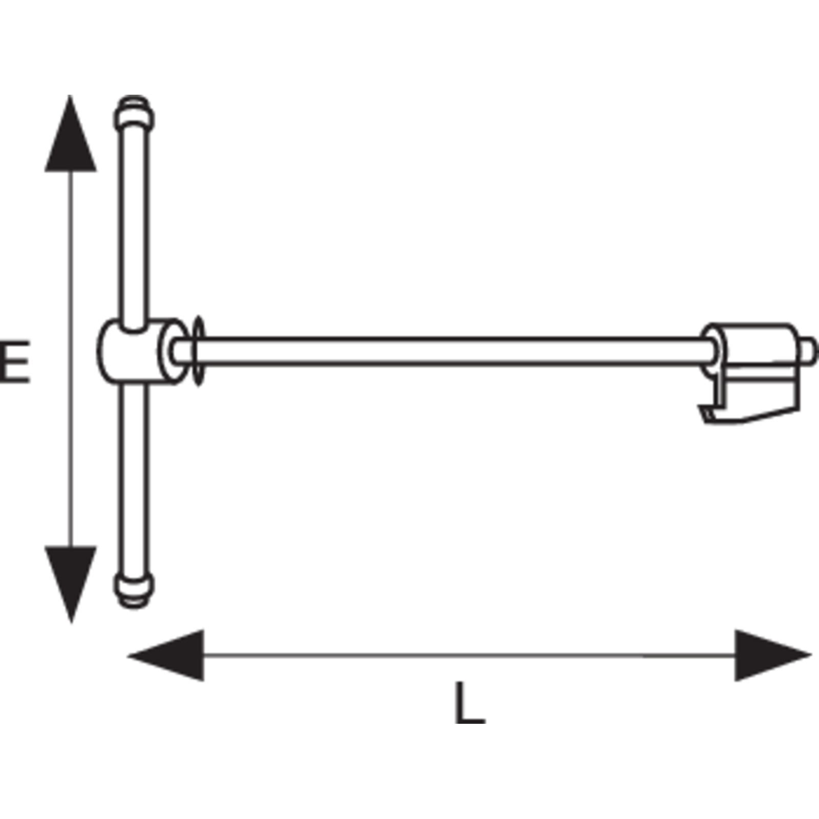 Broche et écrou de rechange pour étaux 6072 et 834V 100 mm BAHCO - 6070H1000