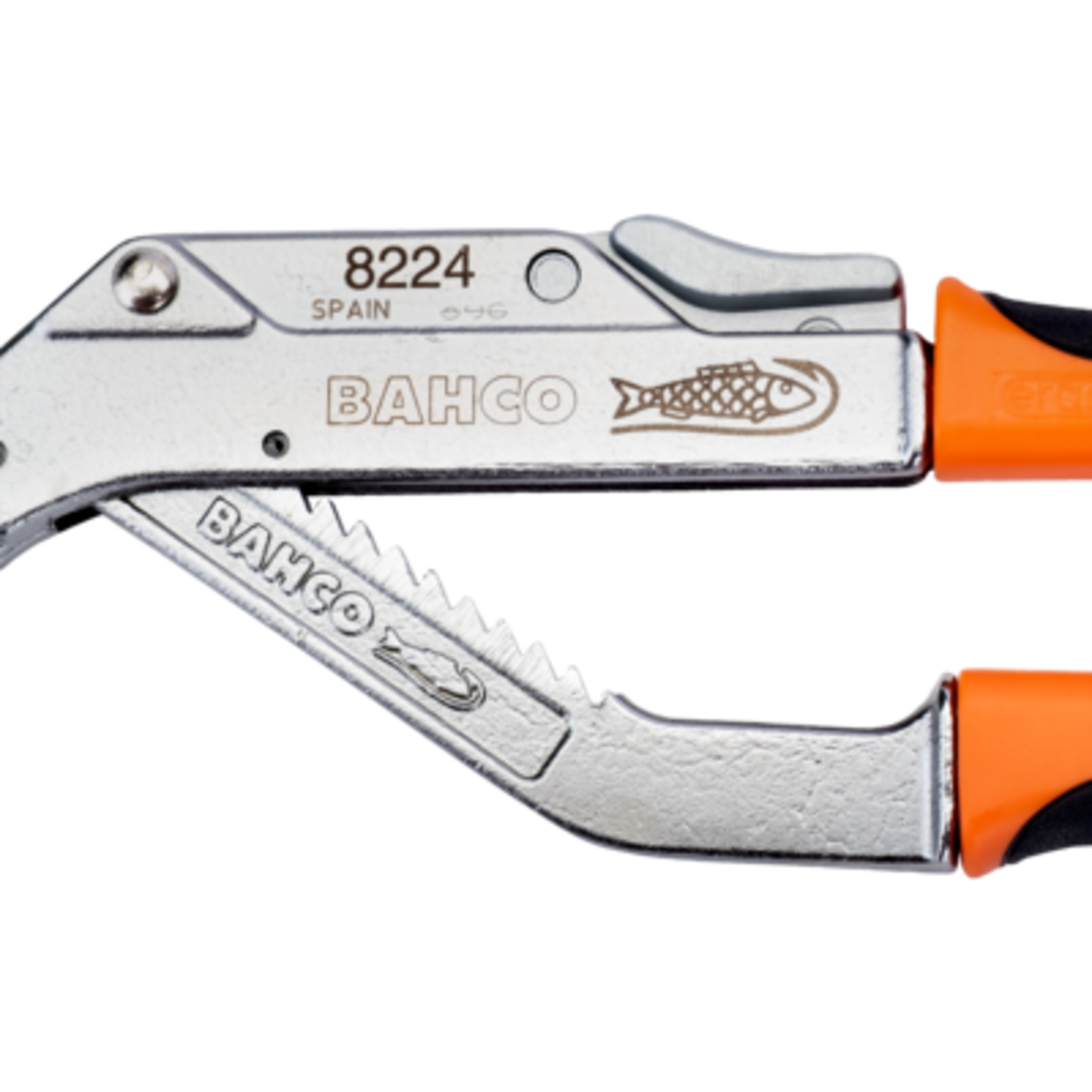 Pince multiprise 250 mm poignées bimatière ERGO chromée BAHCO - 8224CIP