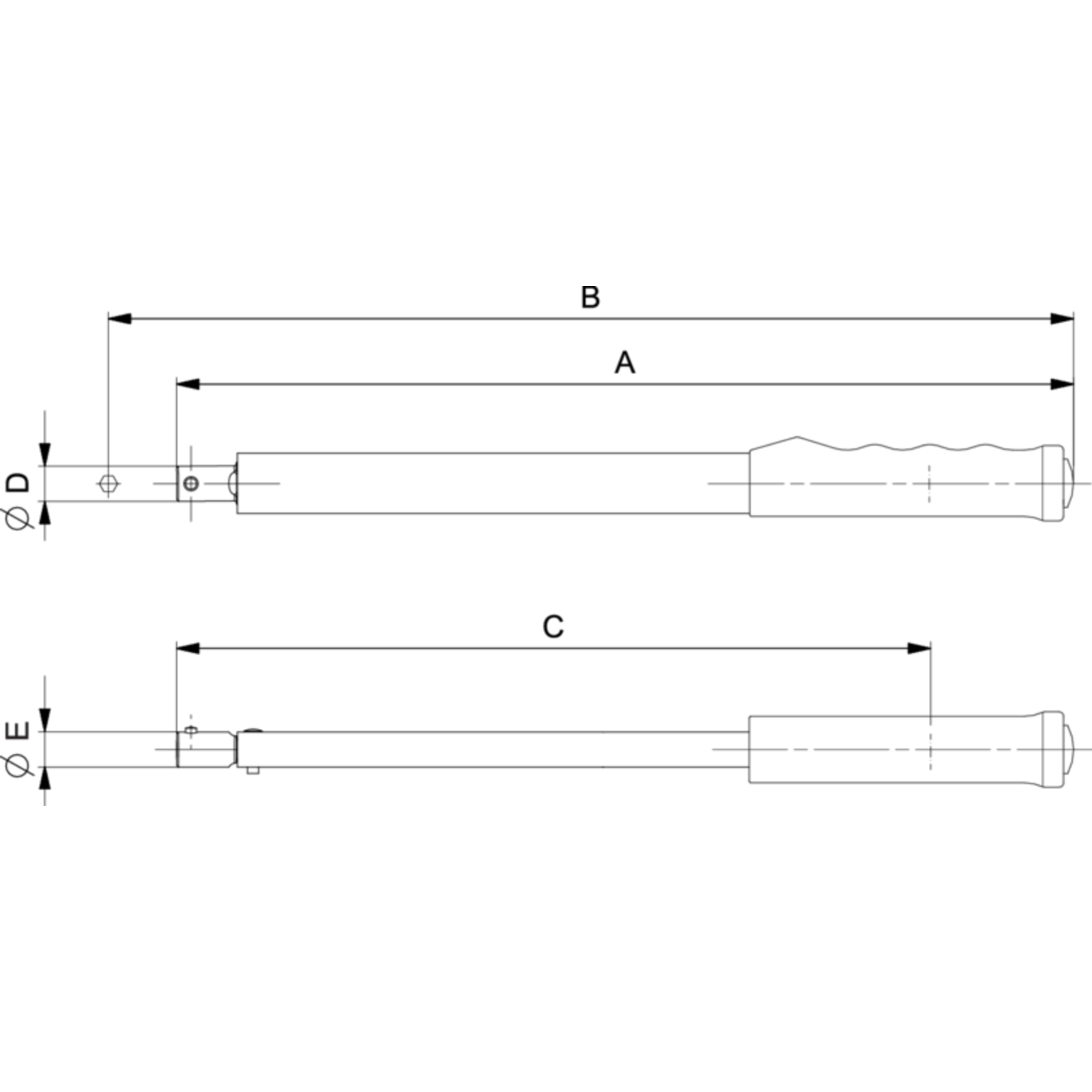 Clé dynamométrique électronique couple et angle 7-135 Nm tête rectangulaire 9x12 mm BAHCO - TAW9135M