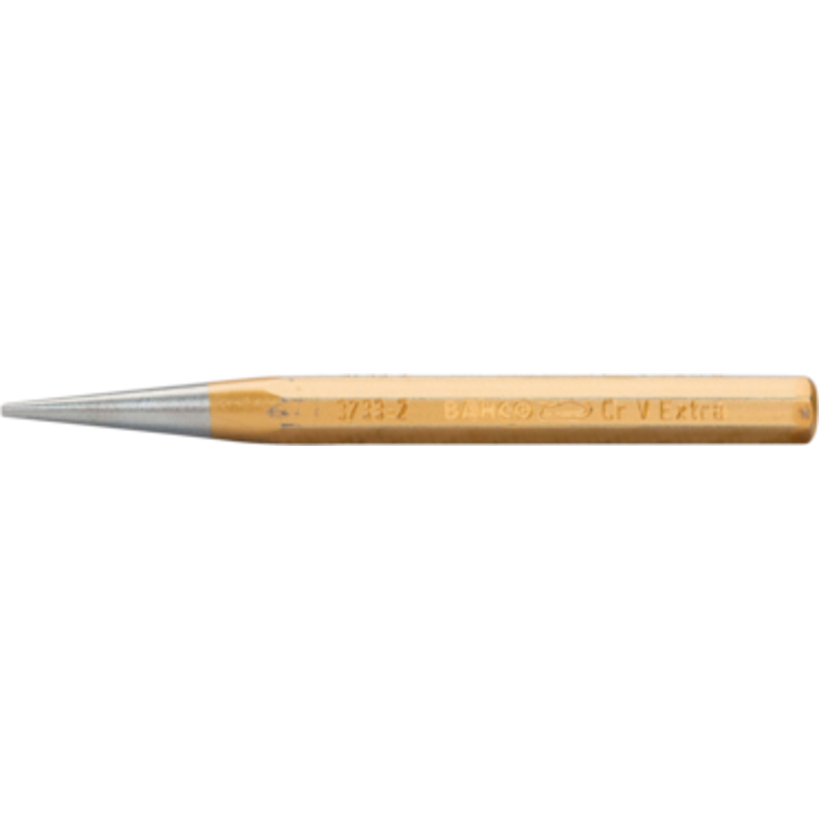 Chasse-goupilles 3 mm corps octogonal verni cuivré 120 mm BAHCO - 3733-3