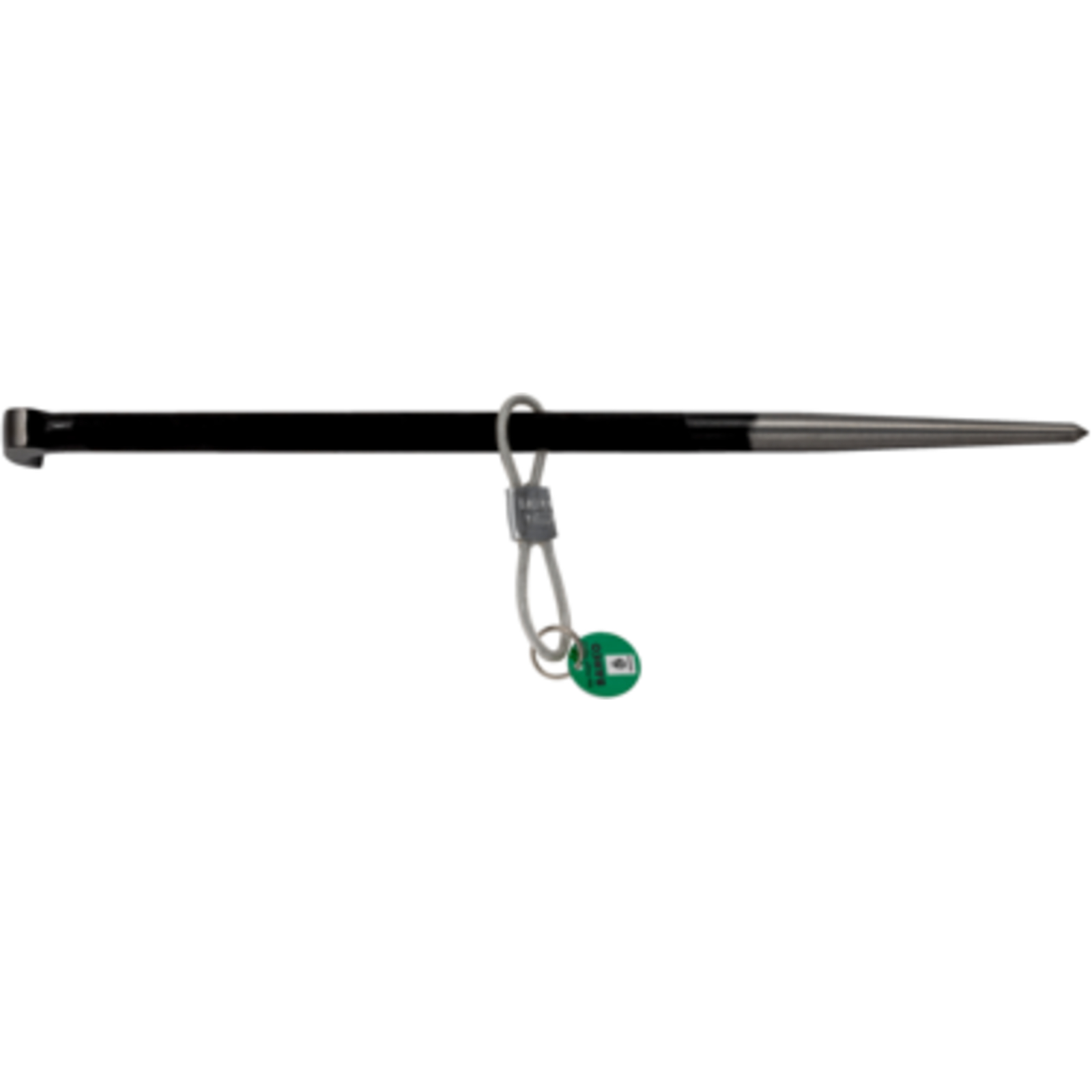 Levier pied de biche 406 mm tête bombée finition phosphatée avec câble de sécurité métal BAHCO - TAH3681-16