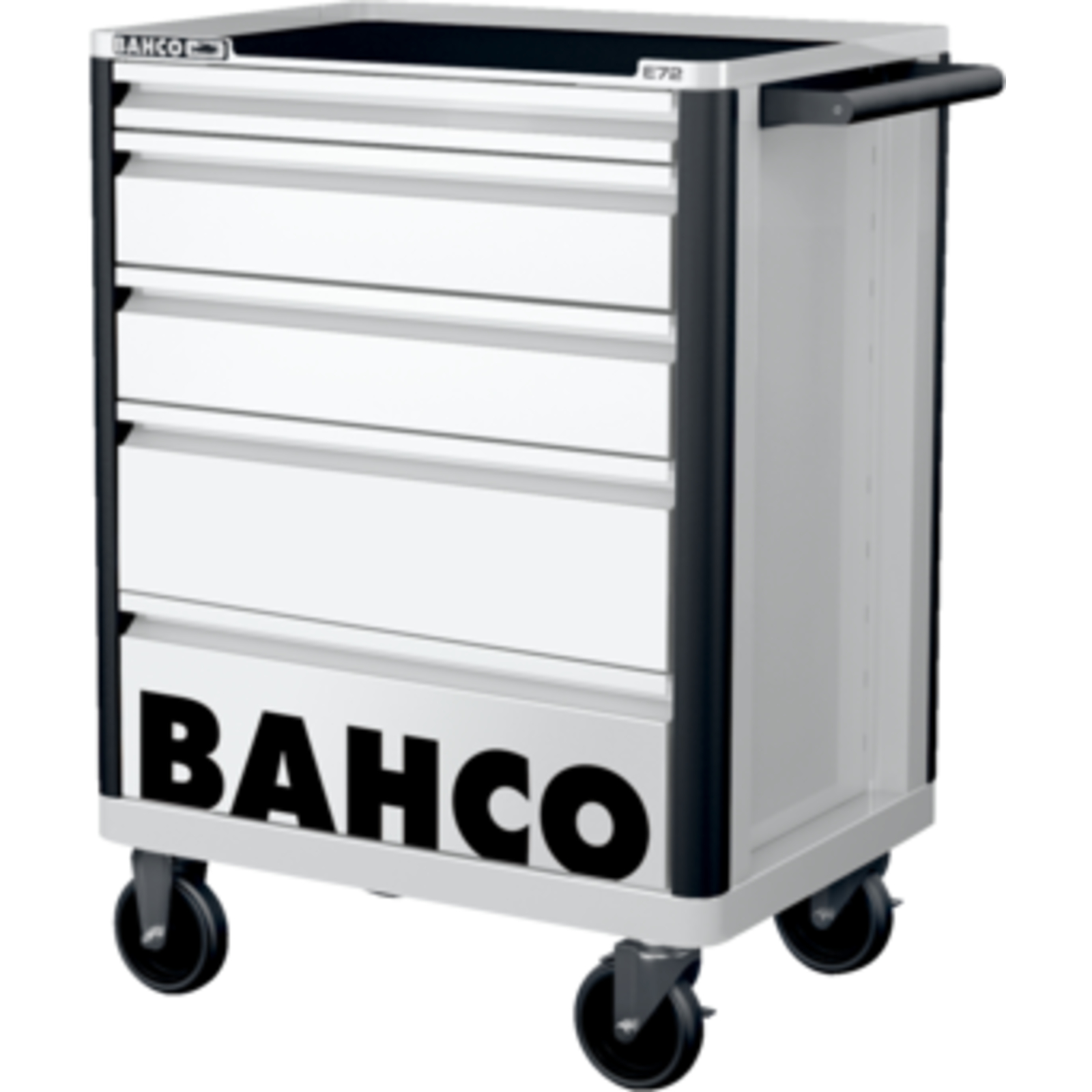 Servante 5 tiroirs acier double paroi 693 x 510 x 955 mm noir BAHCO - 1472K5BLACK