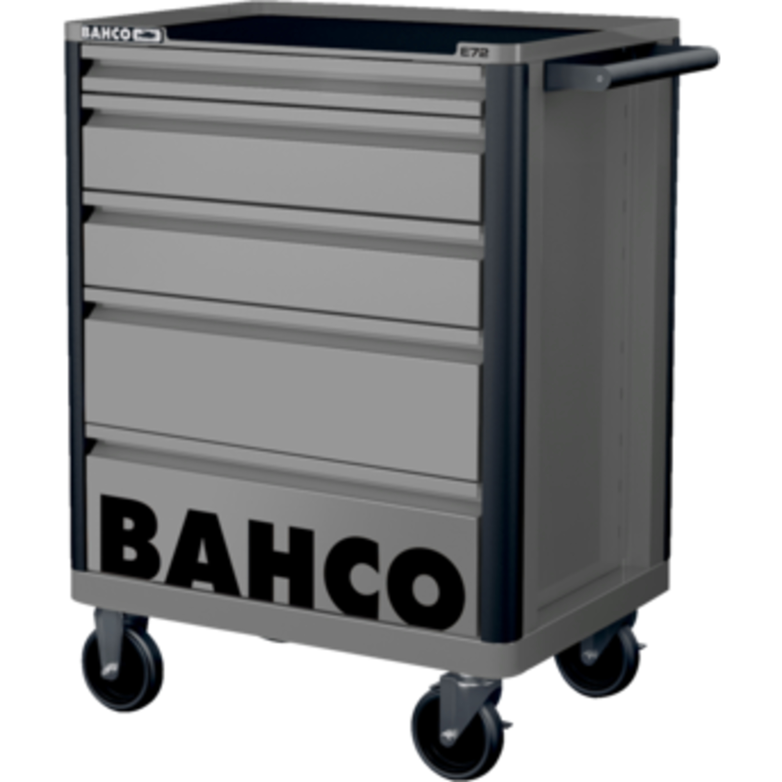 Servante 5 tiroirs acier double paroi 693 x 510 x 955 mm noir BAHCO - 1472K5BLACK