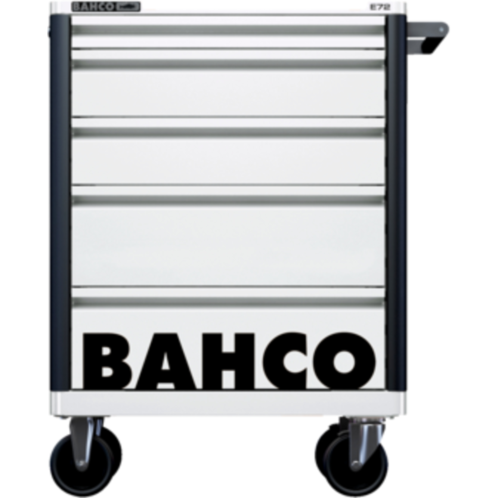Servante 5 tiroirs acier double paroi 693 x 510 x 955 mm noir BAHCO - 1472K5BLACK