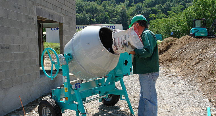 Bétonnière IMER S350R thermique moteur Worms cuve acier 345 litres 01115841