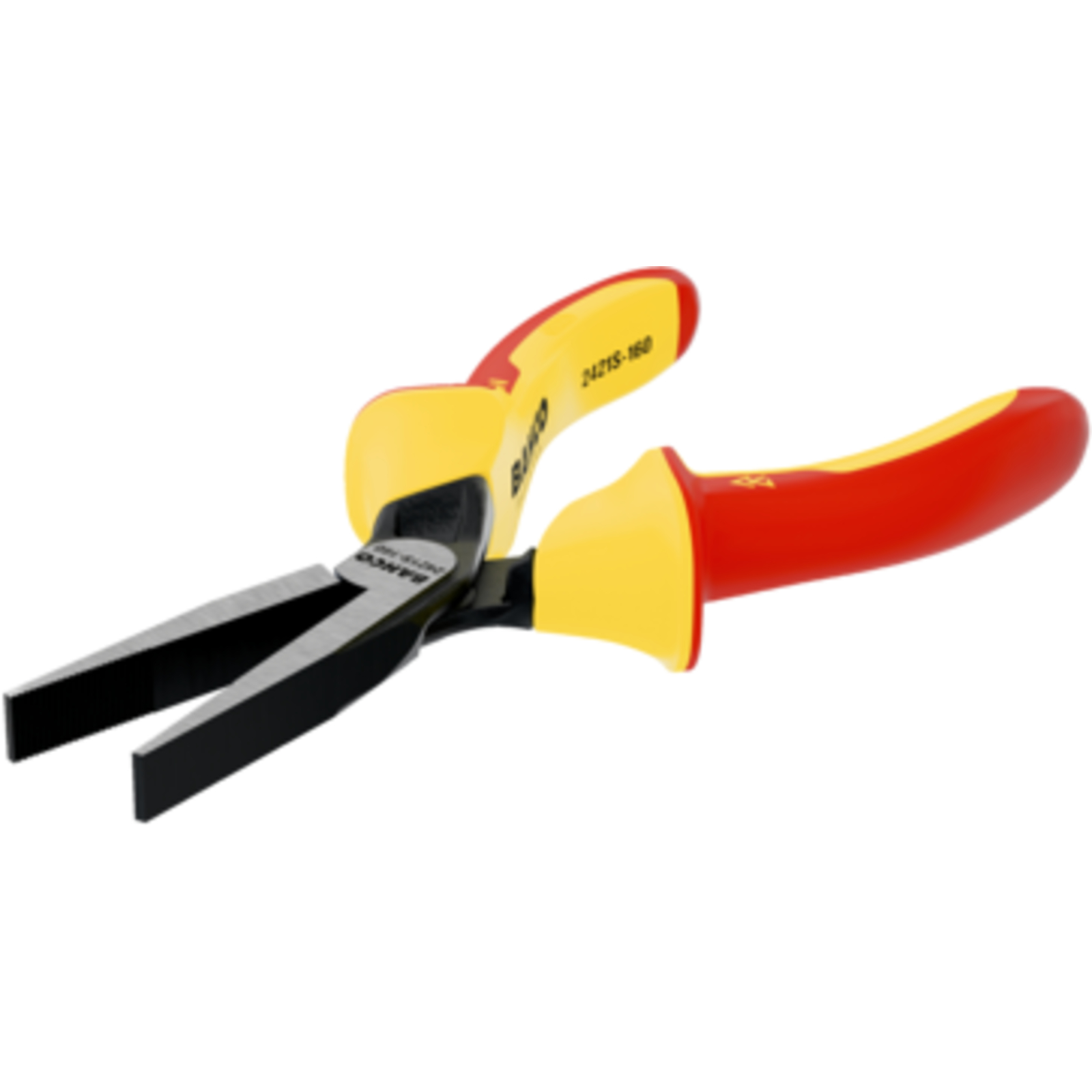 Pinces à becs plats longs isolées 160 mm ERGO BAHCO - 2421S-160
