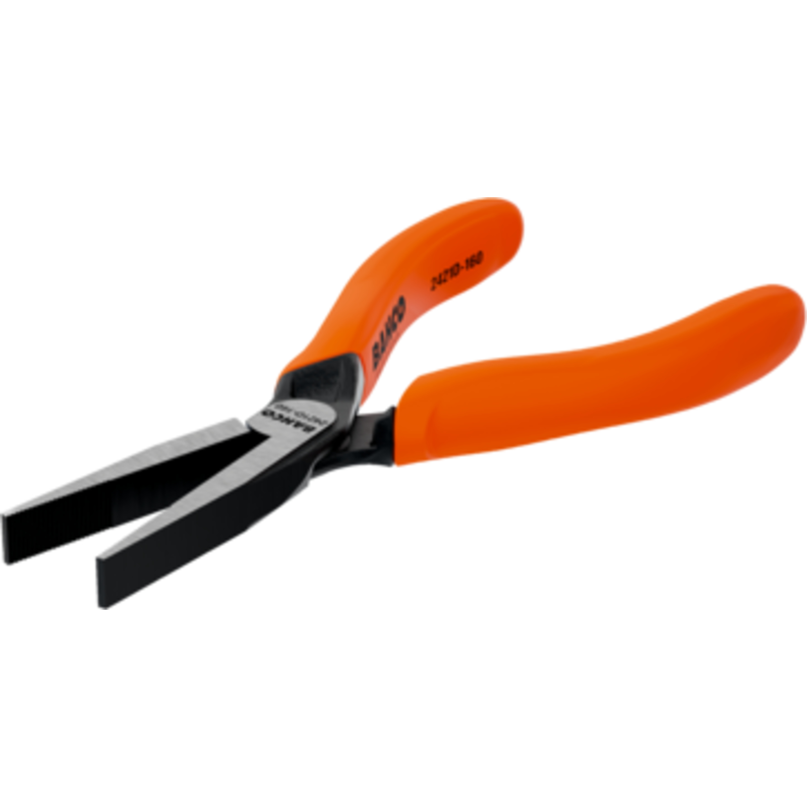 Pince à bec plat long 140 mm poignées PVC finition phosphatée  BAHCO - 2421 D-140IP