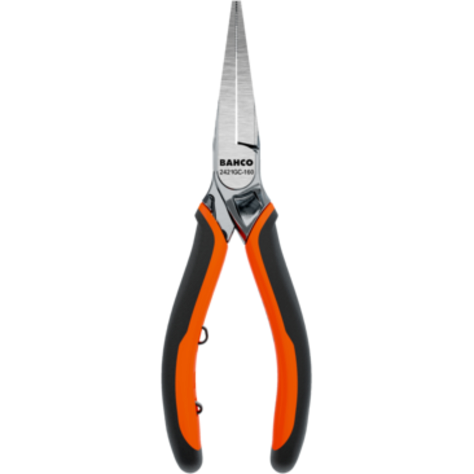 Pinces à becs plats longs 180 mm ERGO ouverture auto finition chromée BAHCO - 2421GC-180IP