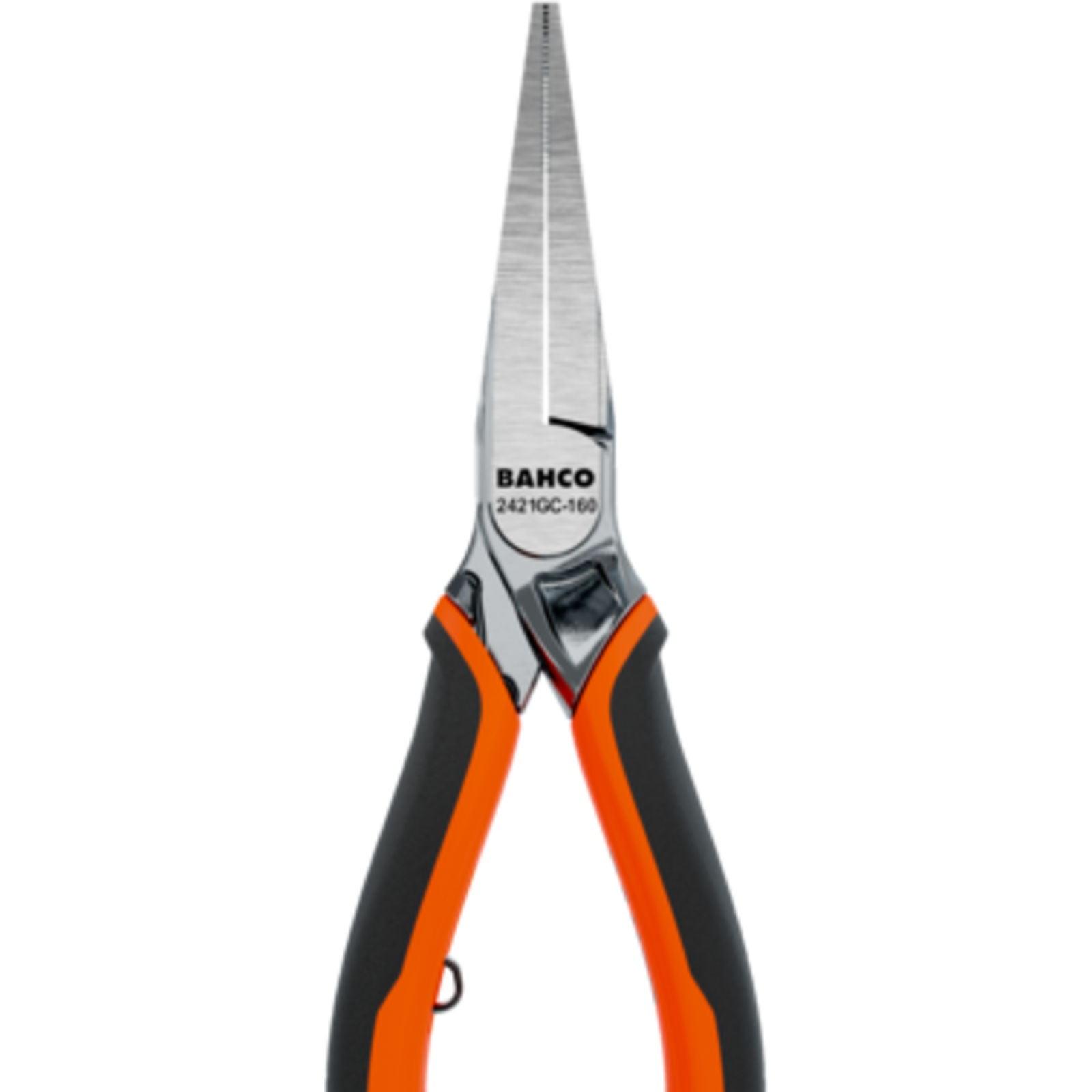 Pinces à becs plats longs 180 mm ERGO ouverture auto finition chromée BAHCO - 2421GC-180IP