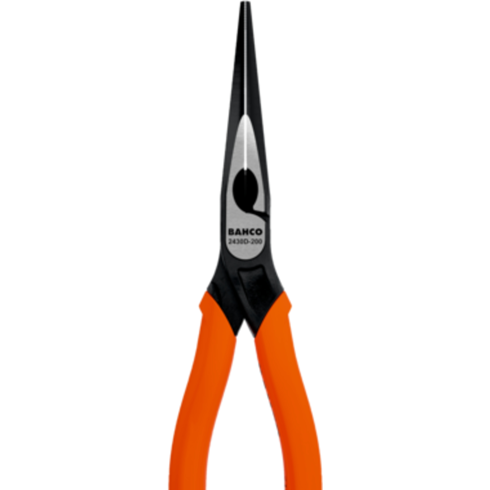 Pince à bec demi-rond long 140 mm poignées PVC finition phosphatée  BAHCO - 2430 D-140 IP