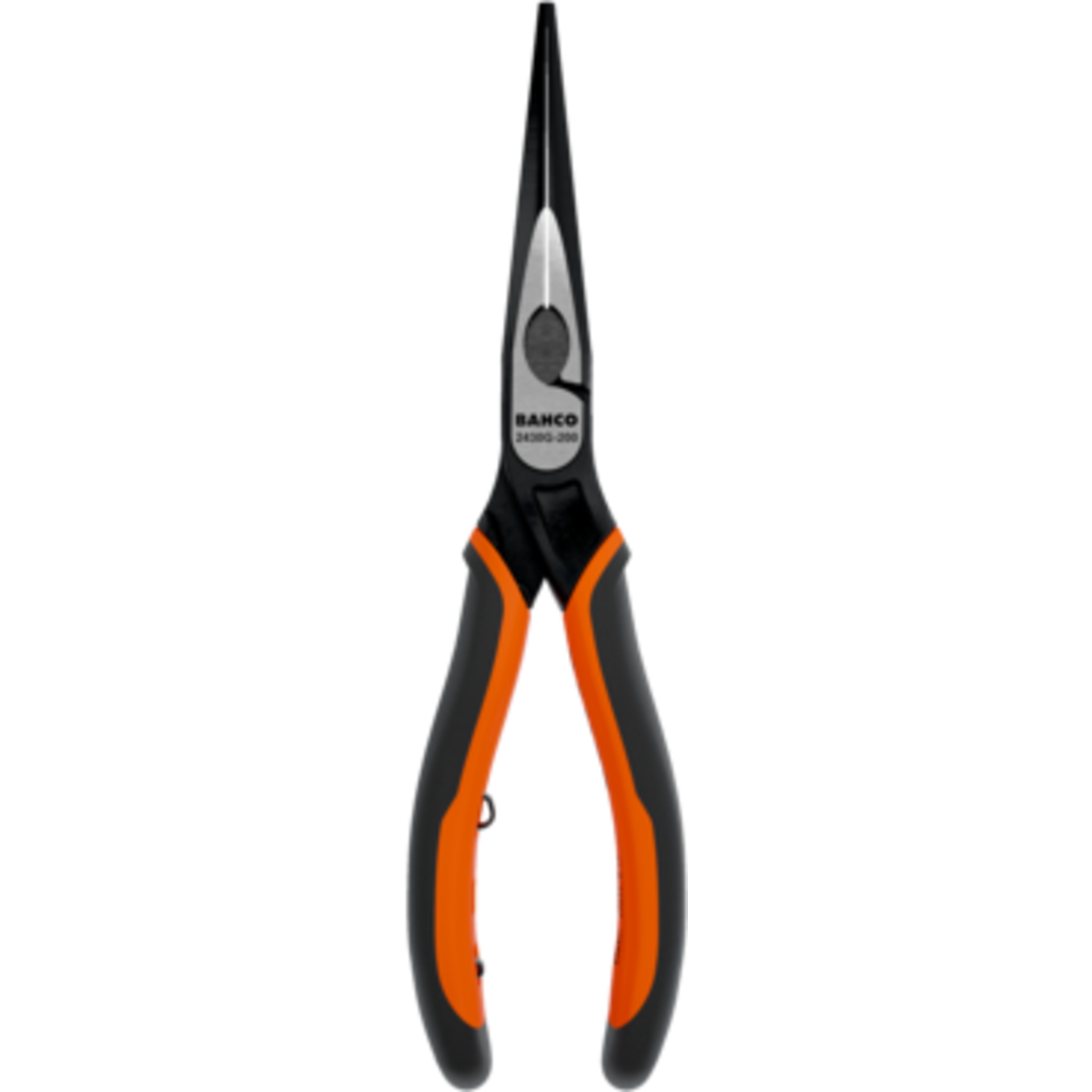 Pince à bec demi-rond long 140 mm avec poignées bimatière ERGO finition phosphatée BAHCO - 2430 G-140 IP