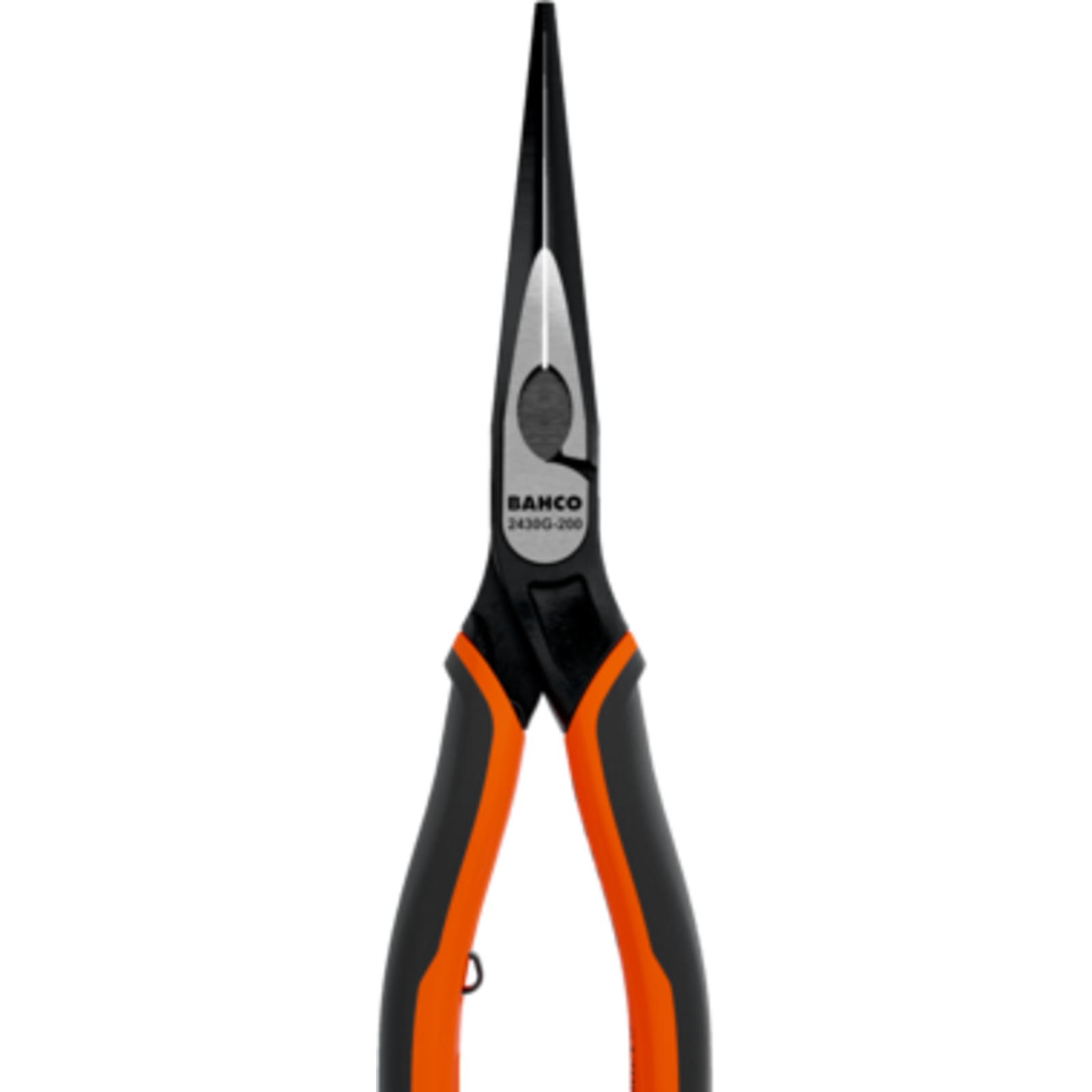 Pince à bec demi-rond long 140 mm avec poignées bimatière ERGO finition phosphatée BAHCO - 2430 G-140 IP