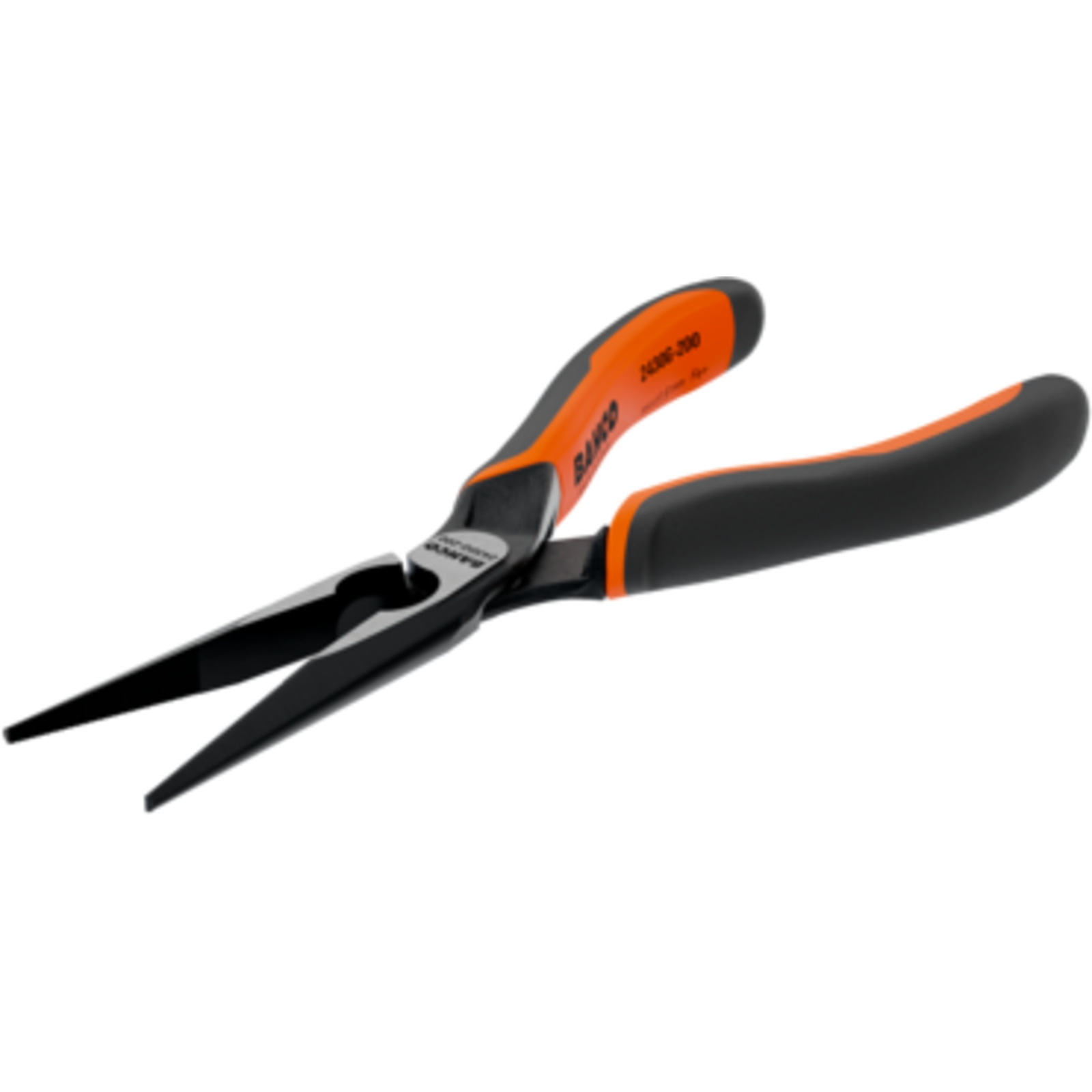 Pince à bec demi-rond long 140 mm avec poignées bimatière ERGO finition phosphatée BAHCO - 2430 G-140 IP