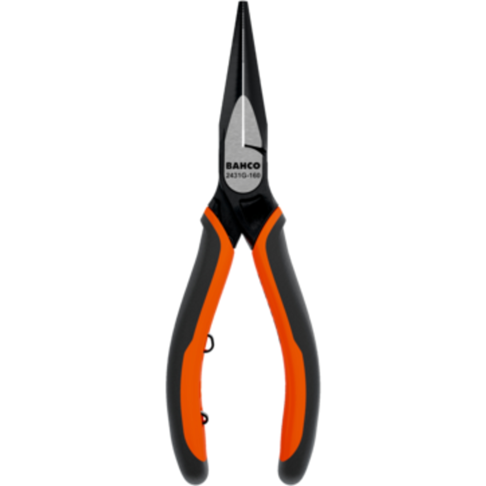 Pince à bec demi-rond long 140 mm ERGO sans bord tranchant ouverture automatique BAHCO - 2431G-140IP