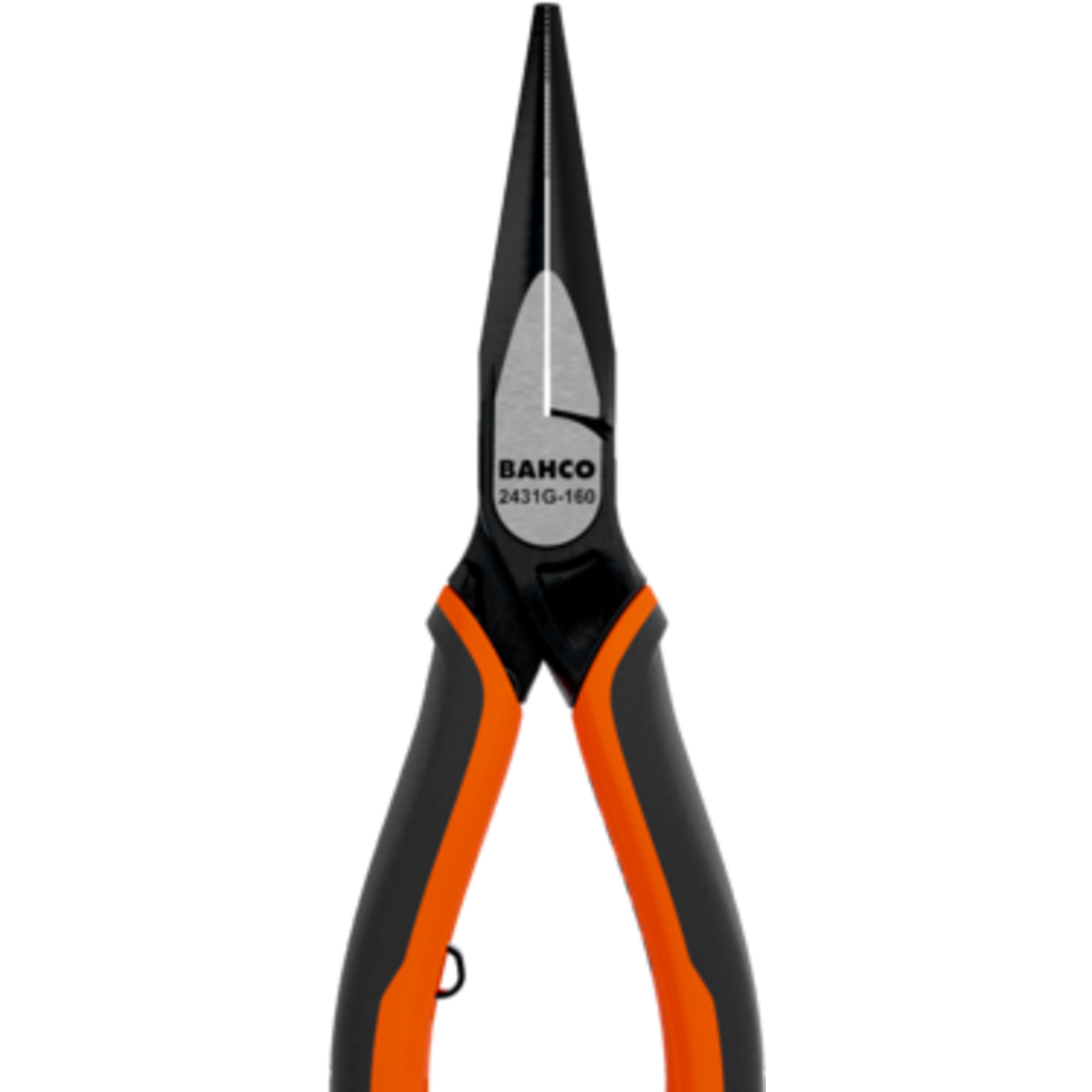 Pince à bec demi-rond long 140 mm ERGO sans bord tranchant ouverture automatique BAHCO - 2431G-140IP