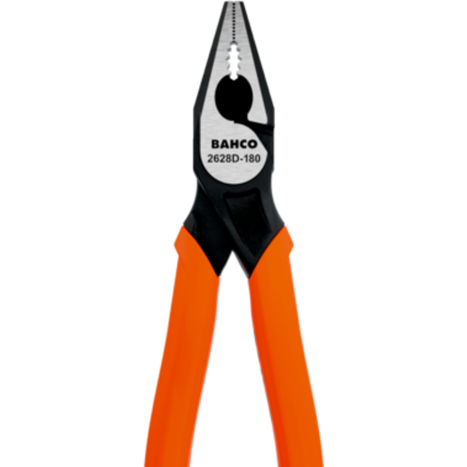 Pince universelle 180 mm poignées PVC coupe câble Fe+ 2,5 mm corde à piano 2 mm BAHCO - 2628 D-180