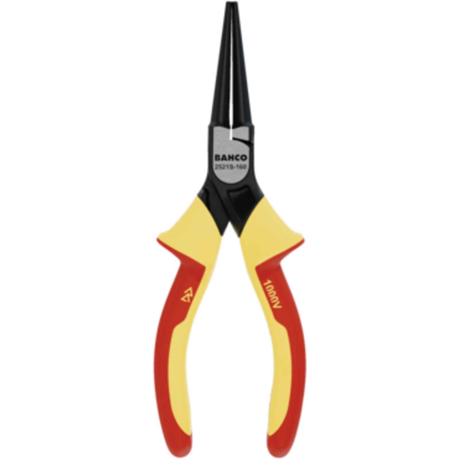 Pinces à becs ronds isolées ERGO 160 mm finition phosphatée BAHCO - 2521S-160