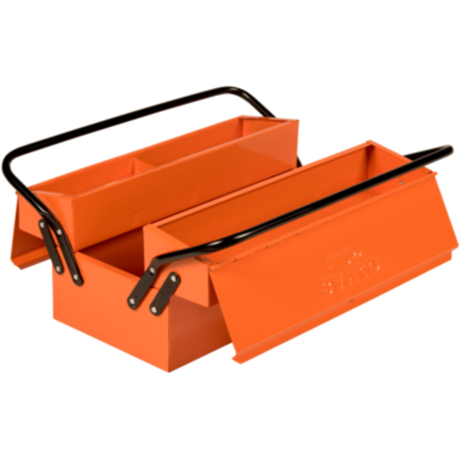 Caisse à outils métallique 5 compartiments avec cadenas 400 x 210 x 245 mm BAHCO - 960100050