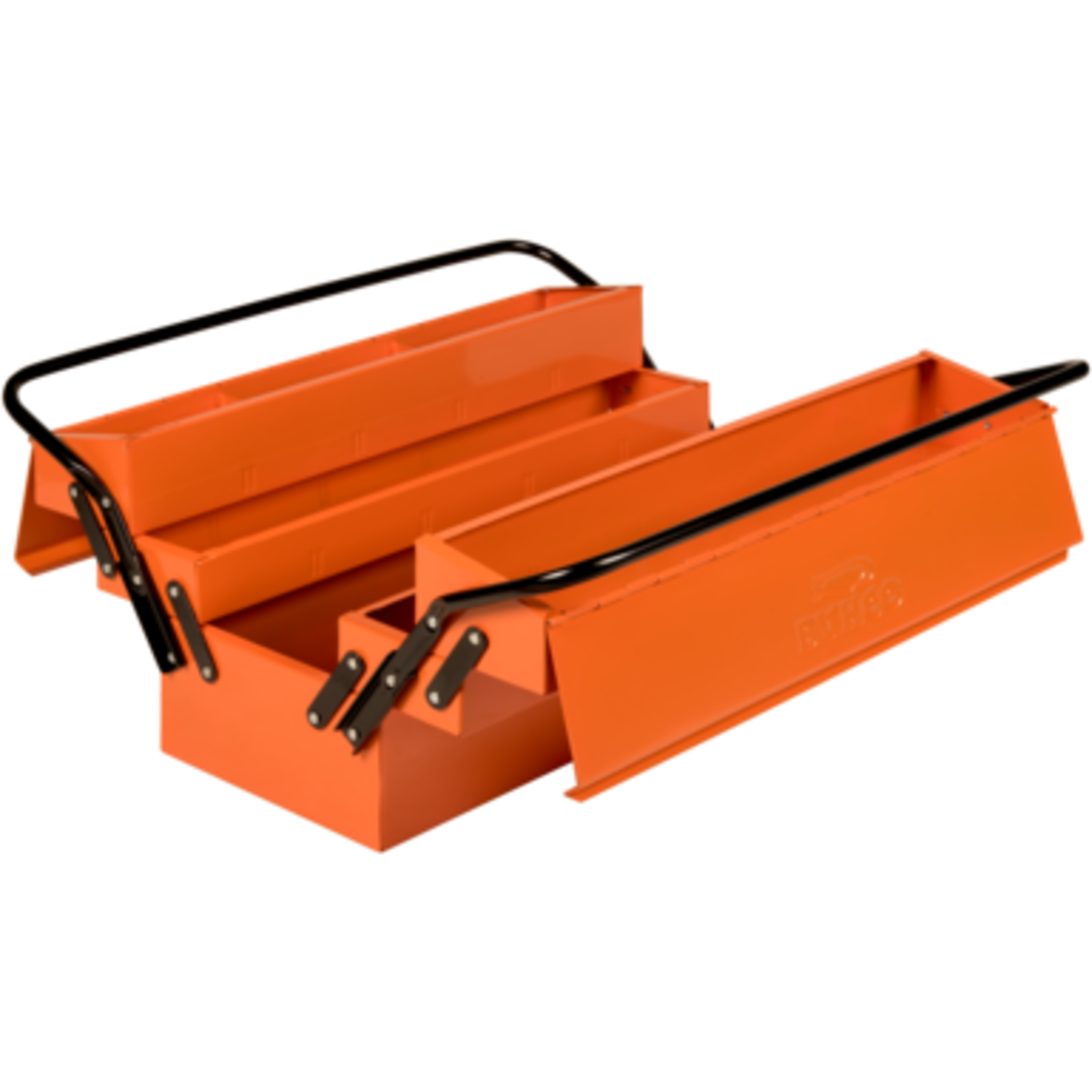 Caisse à outils métallique 5 compartiments avec cadenas 400 x 210 x 245 mm BAHCO - 960100050